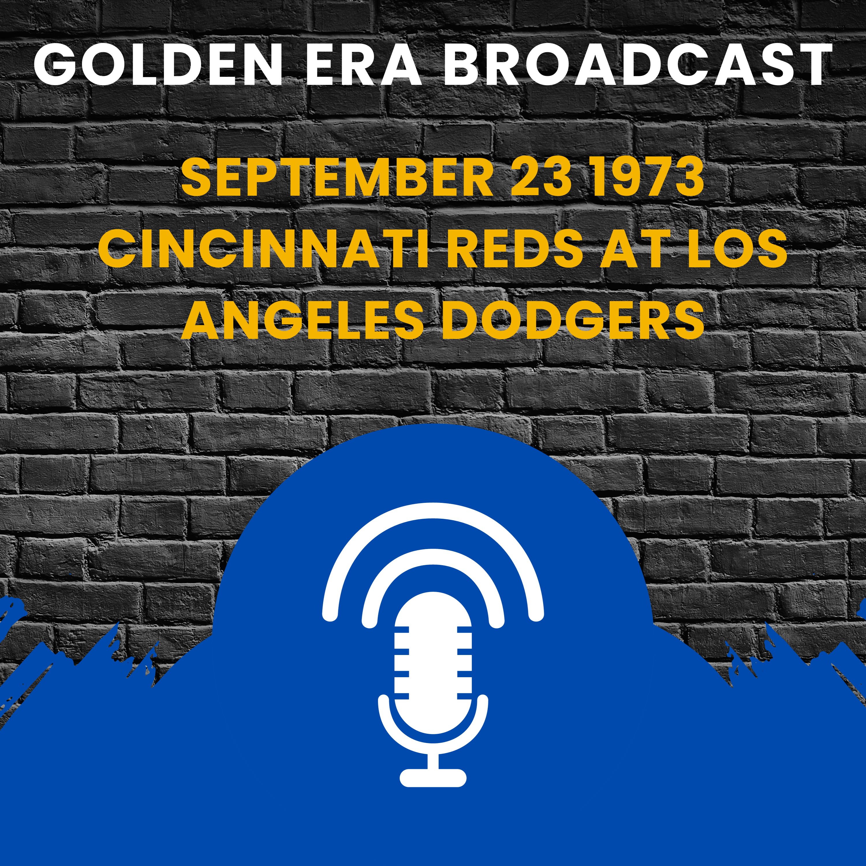 ⁣September 23 1973 Cincinnati Reds at Los Angeles Dodgers