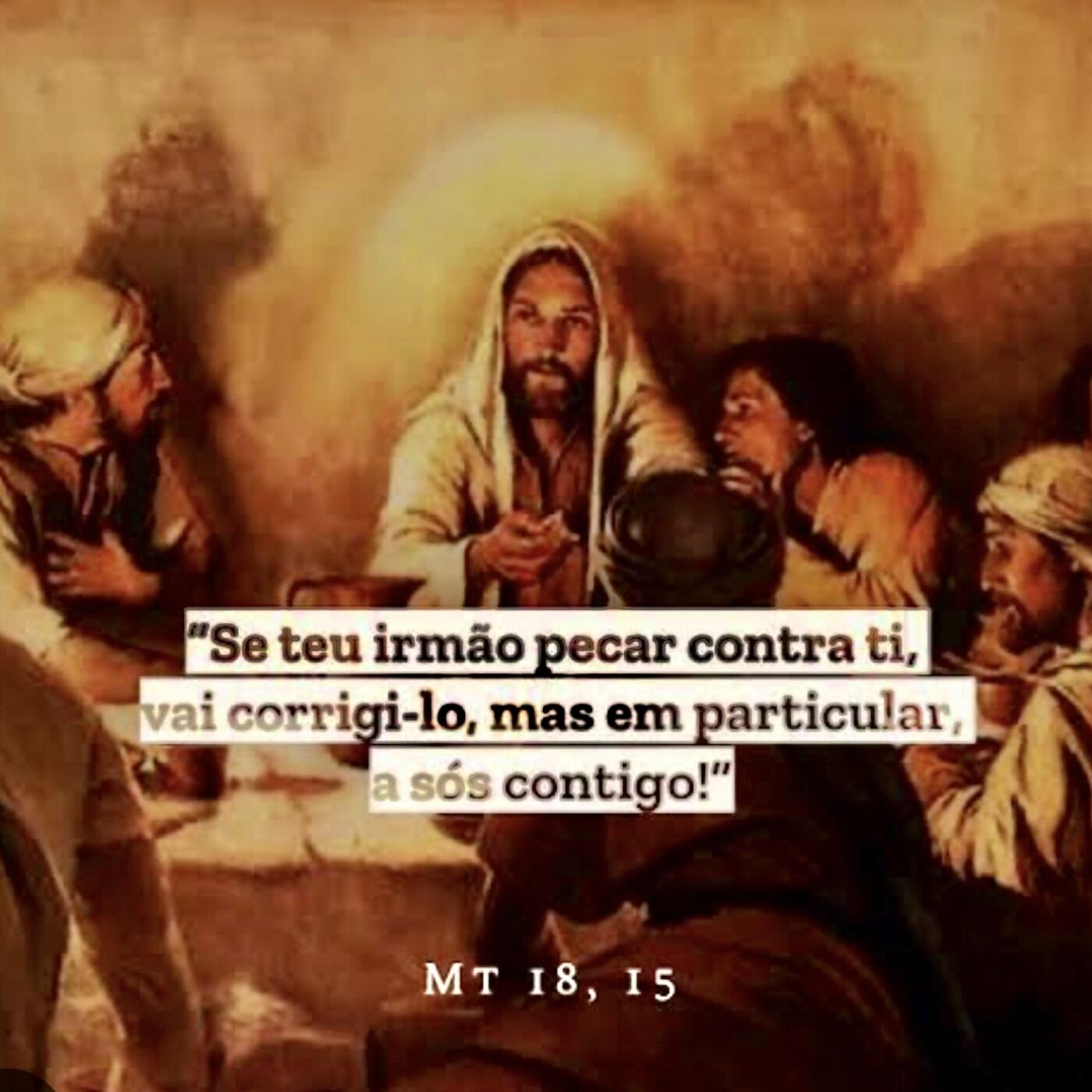 ⁣10.09.2023  -  DOMINGO - Evangelho Meditado Mt 18,15-20