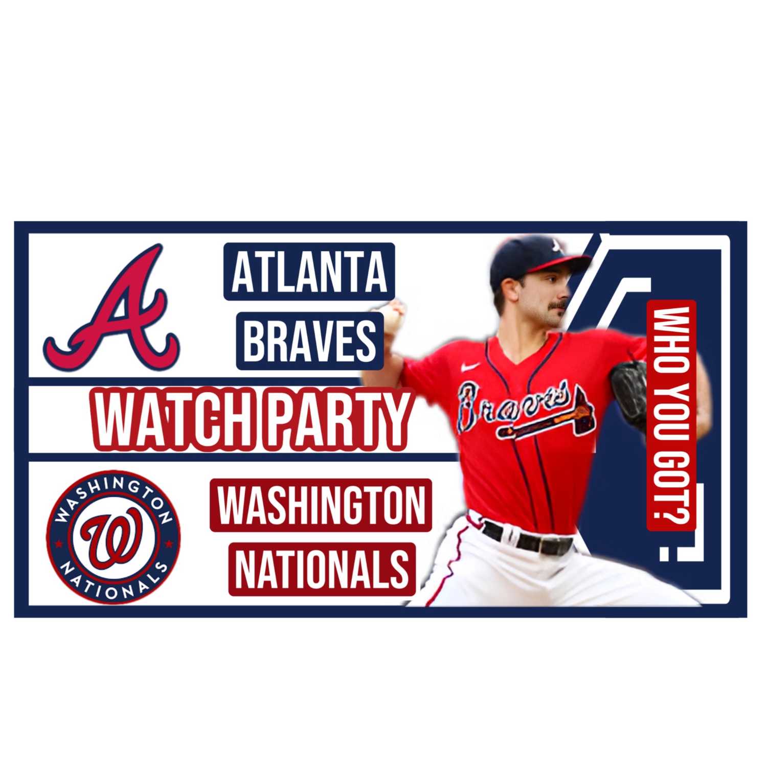 Atlanta Braves vs Washington Nationals GAME 1 Commentary Watch Party