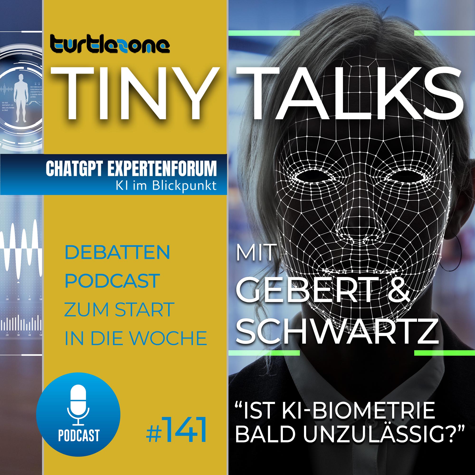 ⁣Turtlezone Tiny Talks - Ist KI-Biometrie bald unzulässig?