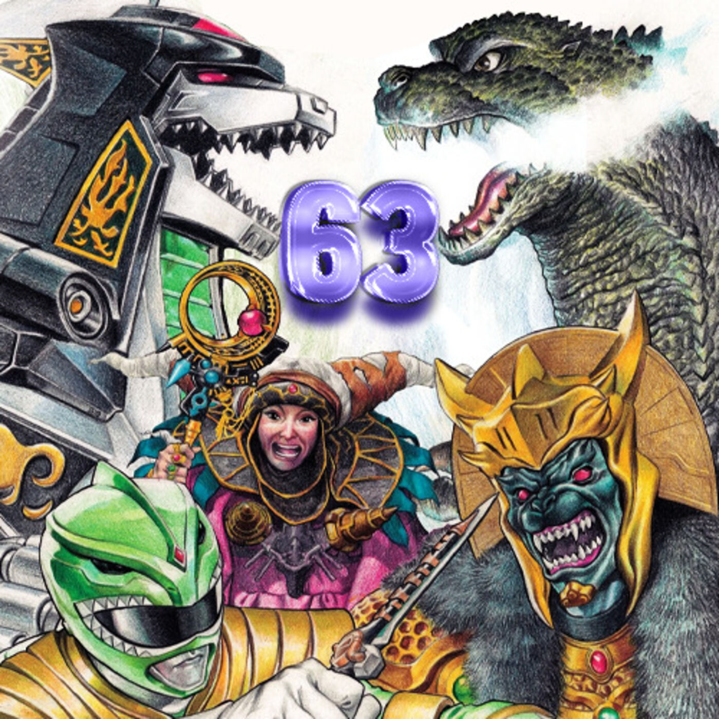 ⁣Ep 63: The Magna Offenders (Godzilla vs. The Mighty Morphin Power Rangers)