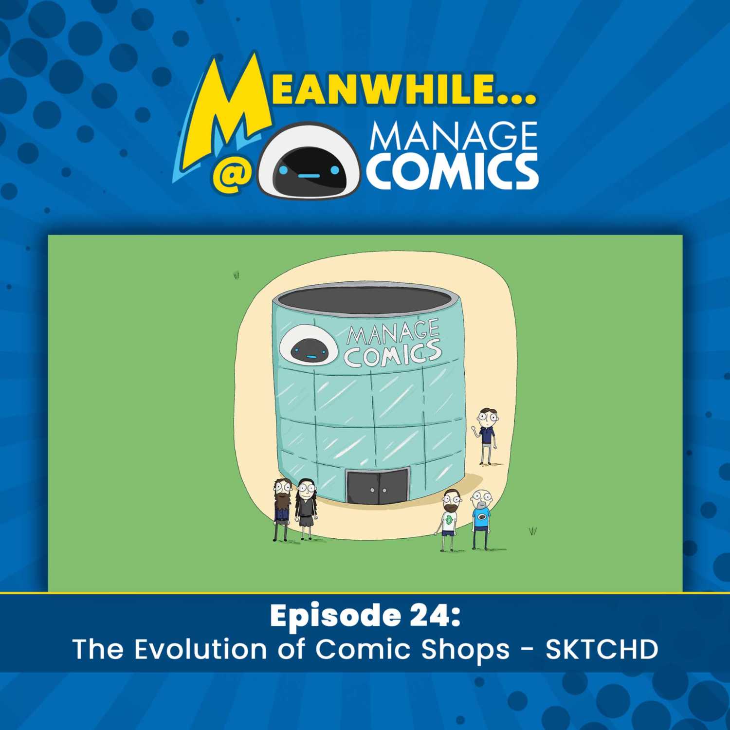 ⁣Evolution of Comic Shops on SKTCHD