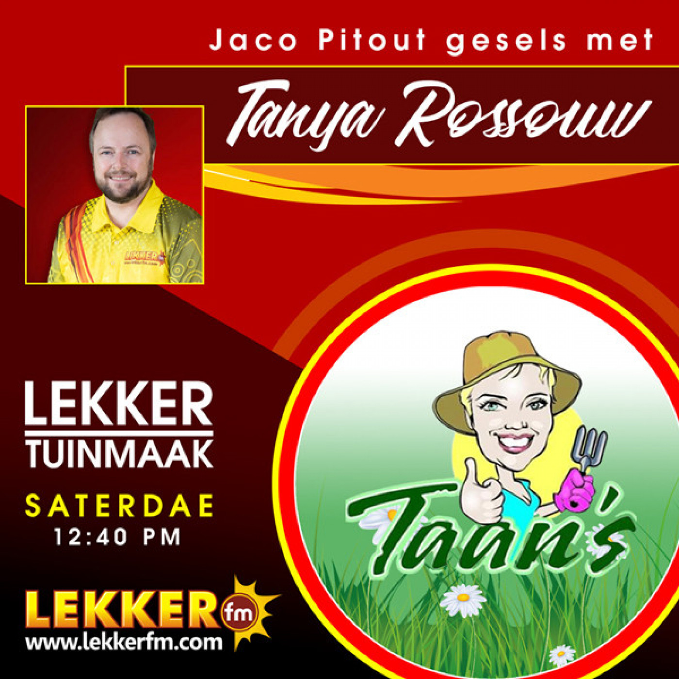 ⁣Tuinmaak saam met Tanya - Jaco Pitout gesels met Tanya Rossouw -Wind en Hael Skade 23-09-23