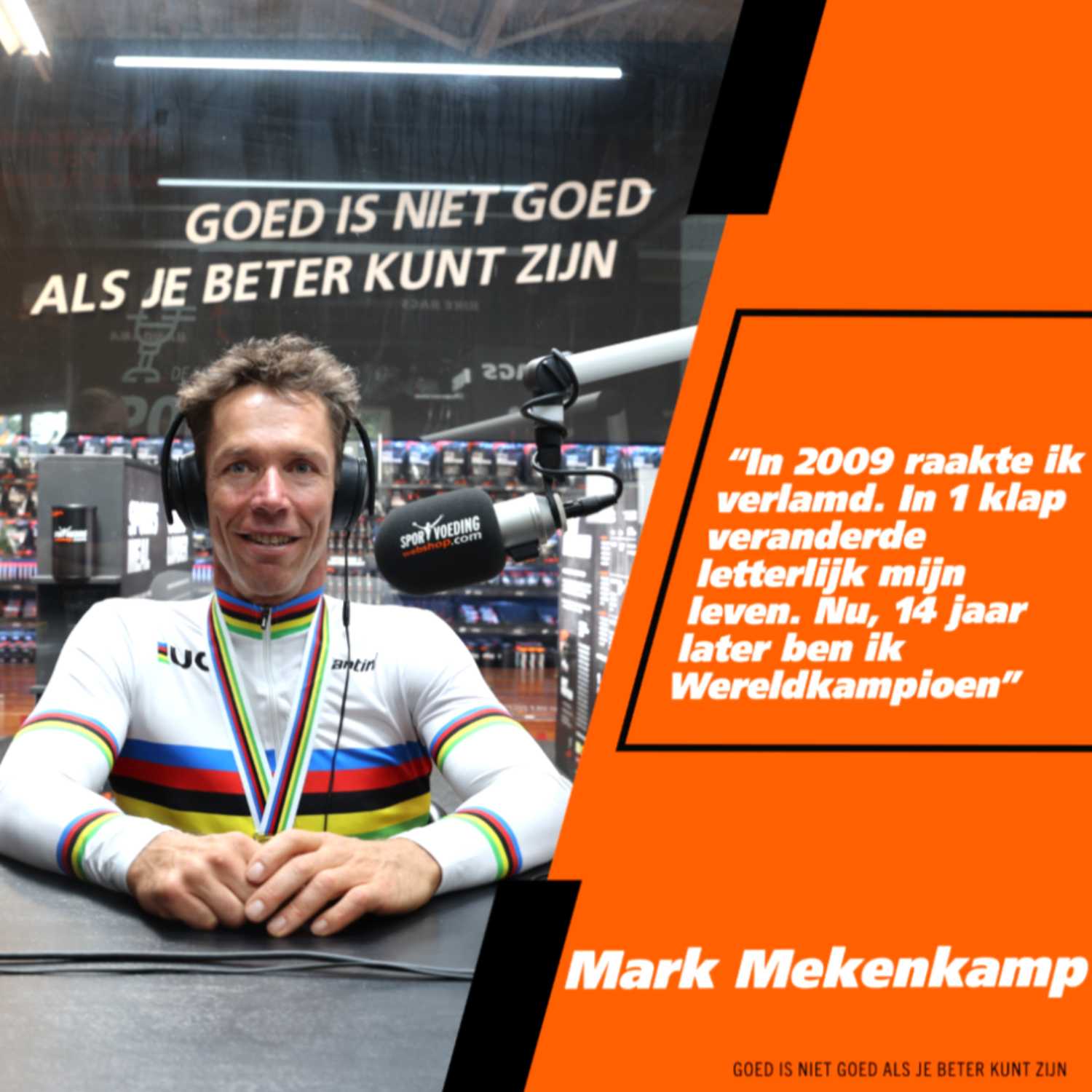 ⁣41 Mark Mekenkamp "In 2009 raakte ik verlamd. Nu 14 jaar later ben ik Wereldkampioen"