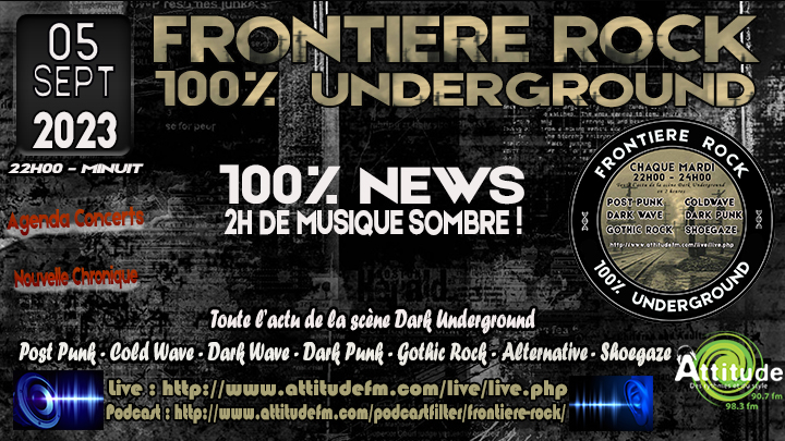 Frontière Rock 100% Underground du 05.09.23