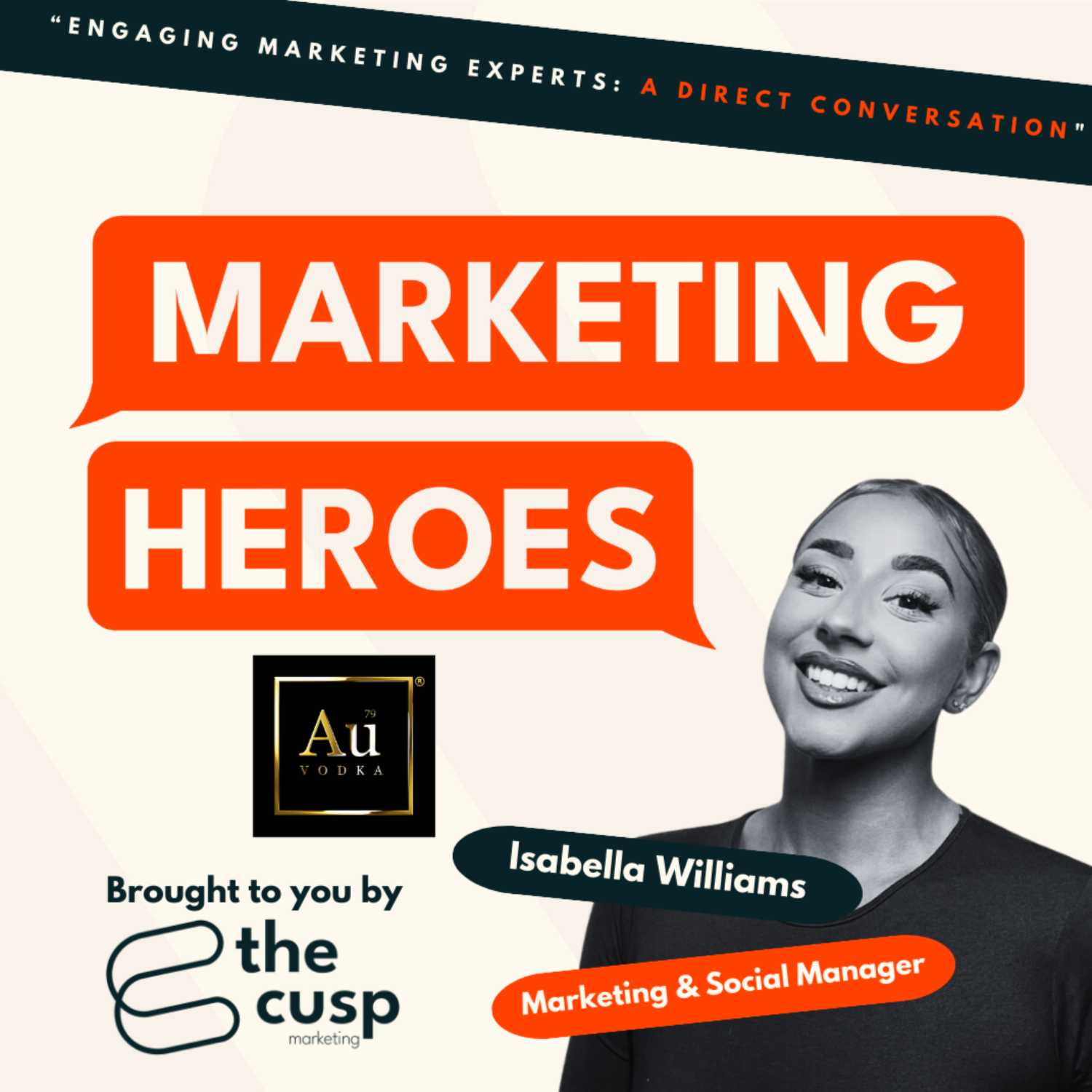 ⁣Ep 1: Marketing Heroes - with Isabella Williams - Marketing & Social Manager - AU Vodka