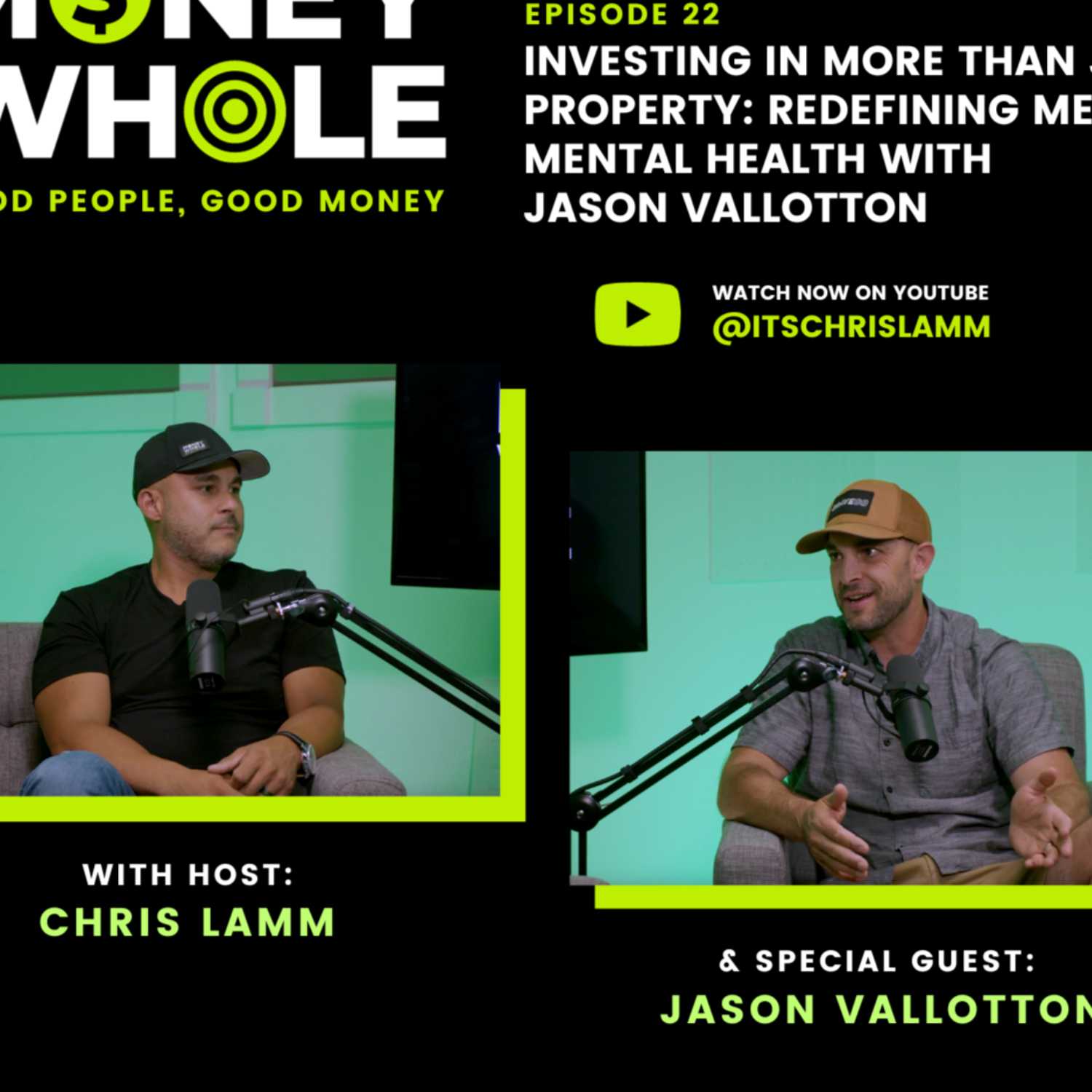 EP 22 Investing in More Than Just Property: Redefining Men's Mental Health with Jason Vallotton