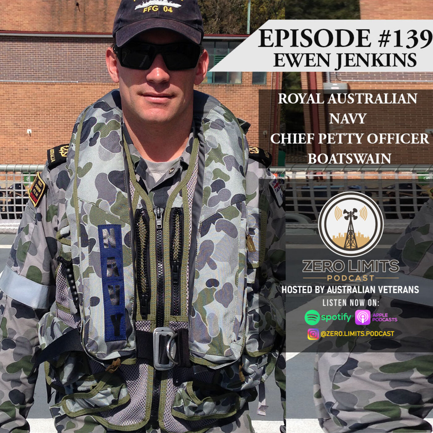 ⁣Ep. 139 Ewen Jenkins Royal Australian Navy Chief Petty Officer Boatswain