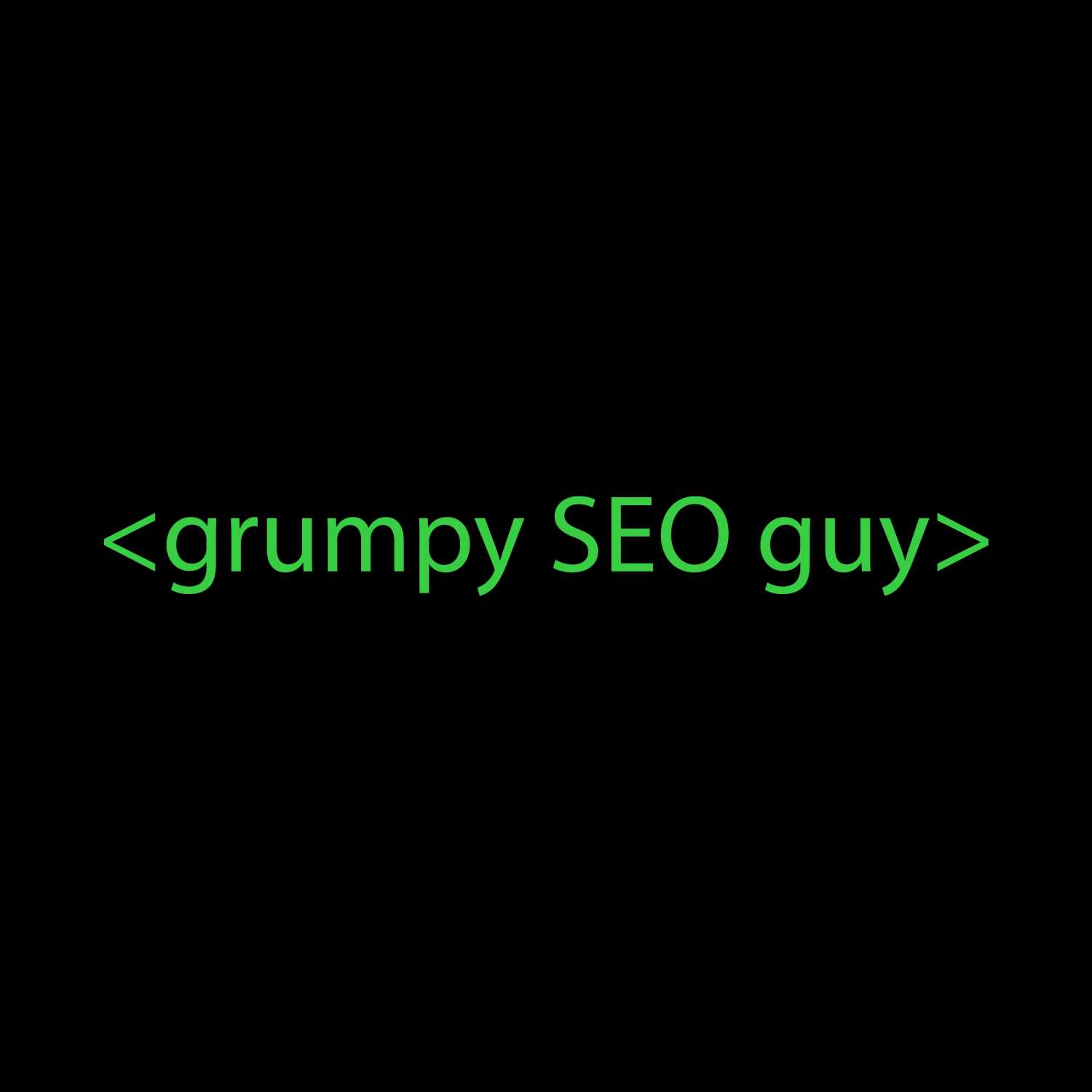 Grumpy SEO Guy 