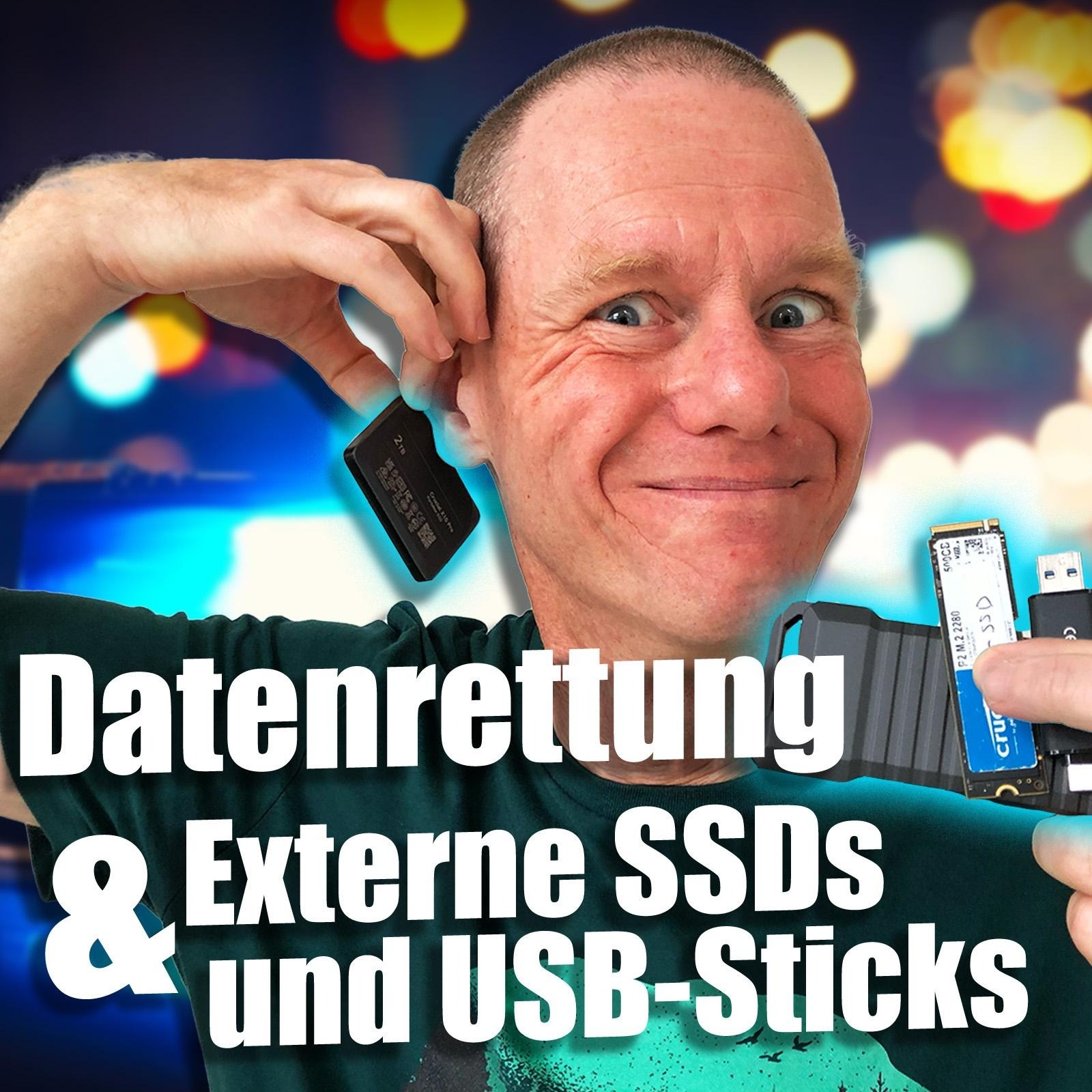 ⁣USB-Sticks und -SSDs ab 1 TByte im Test // Datenrettung bei HDD/SSD-Fehlern | c't uplink