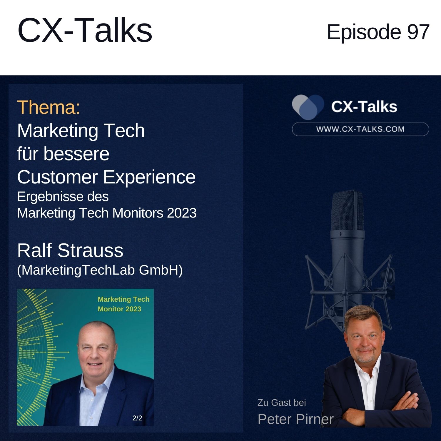 ⁣#97  MarTech für bessere Customer Experience. Ralf Strauss bei Peter Pirner