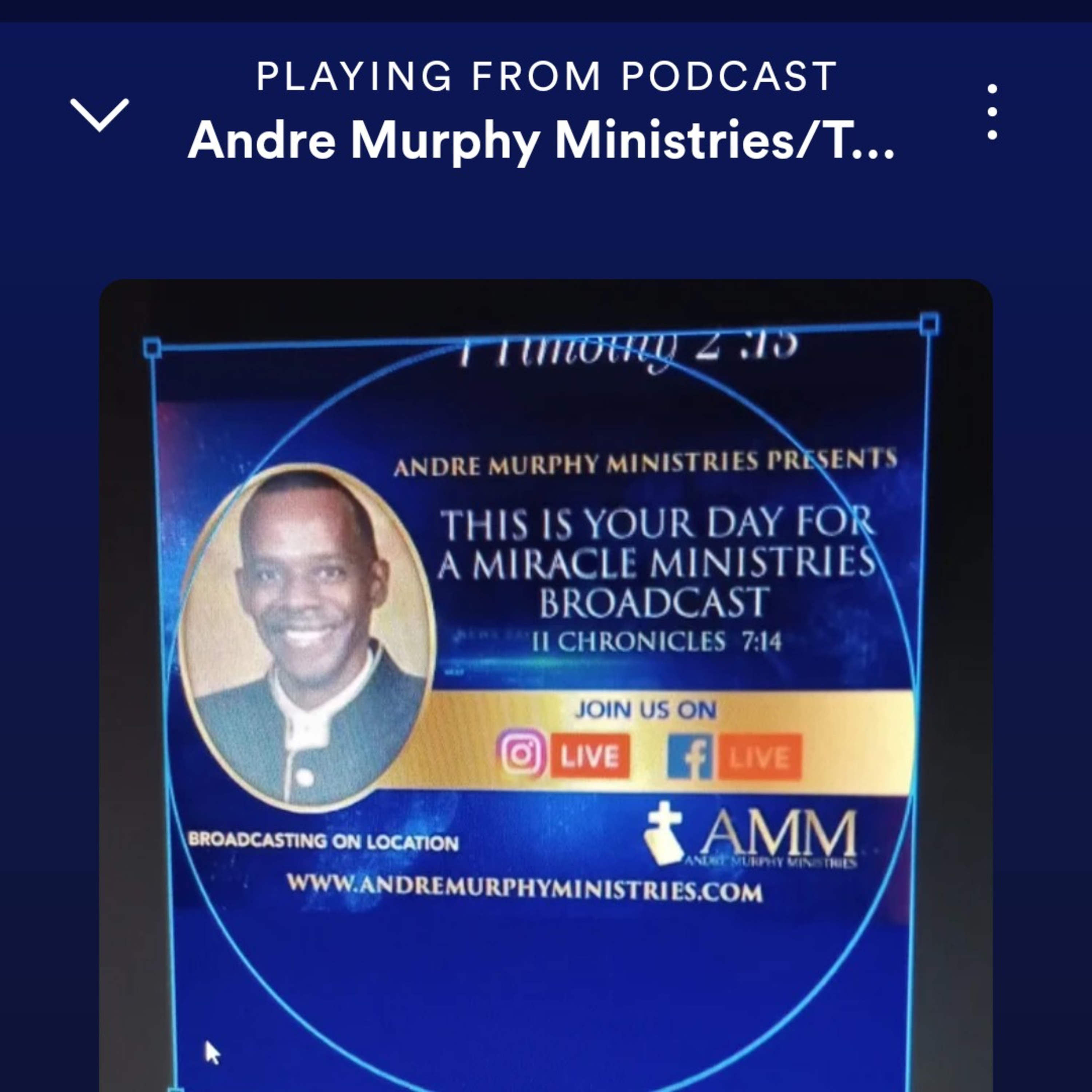 Andre Murphy Ministries/This Is Your day for a Miracle Broadcast 