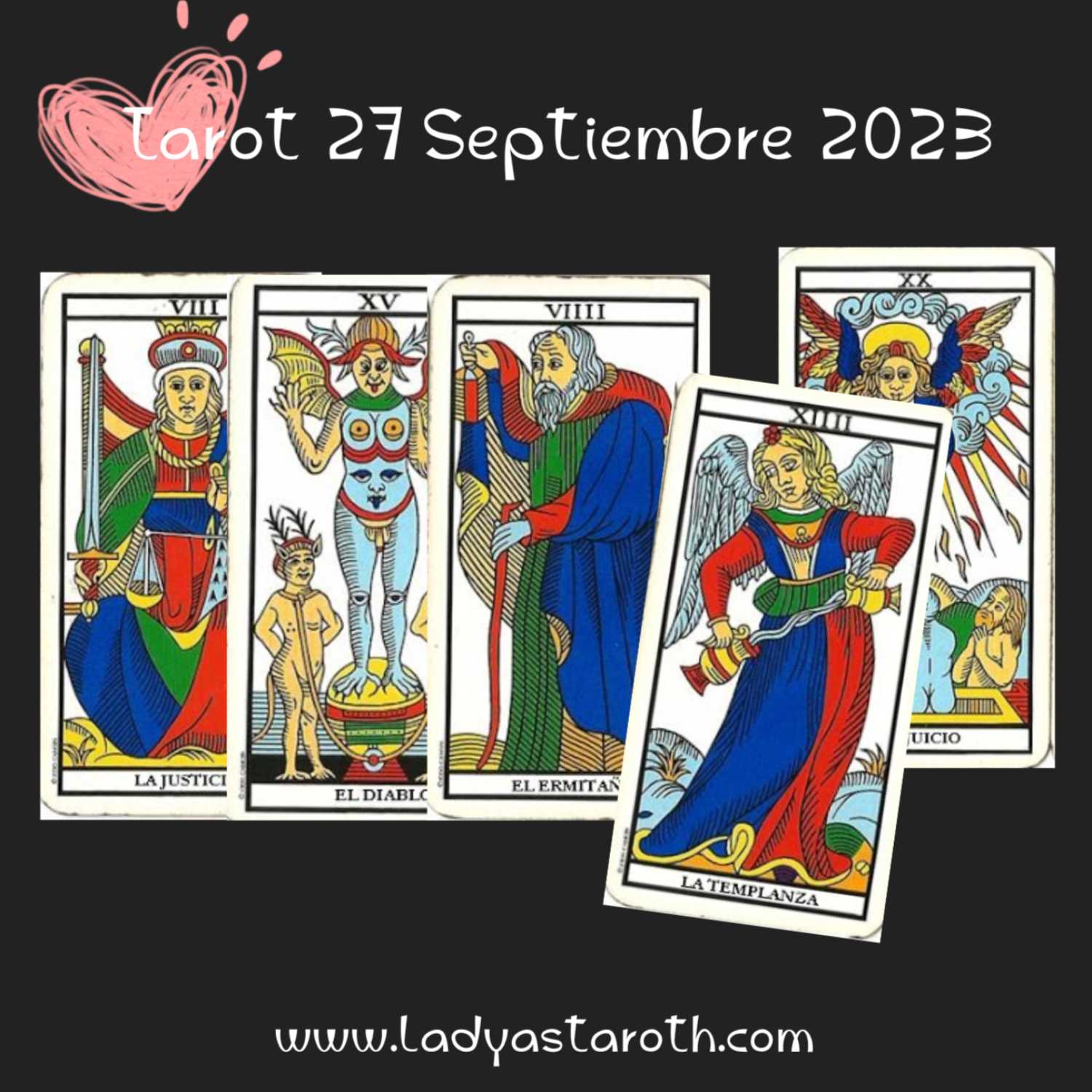 Tarot Diario Miercoles 27 Septiembre 2023