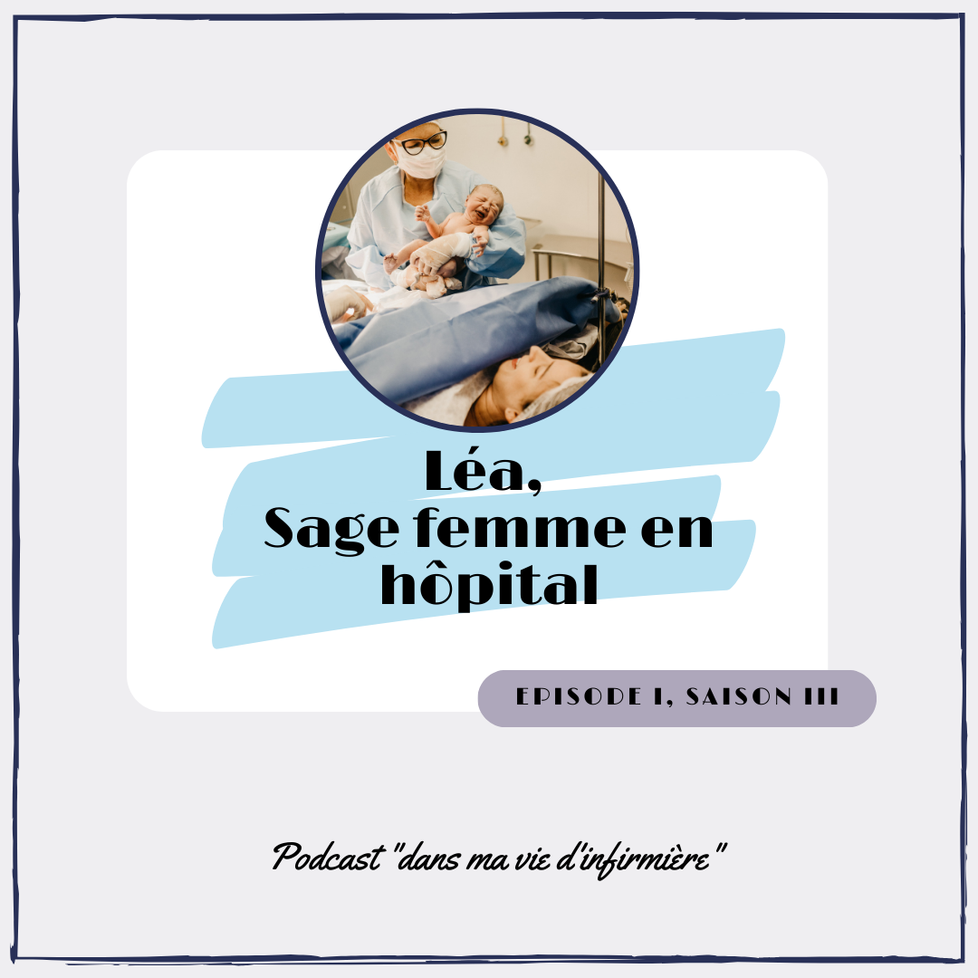 ⁣Sage femme en hôpital