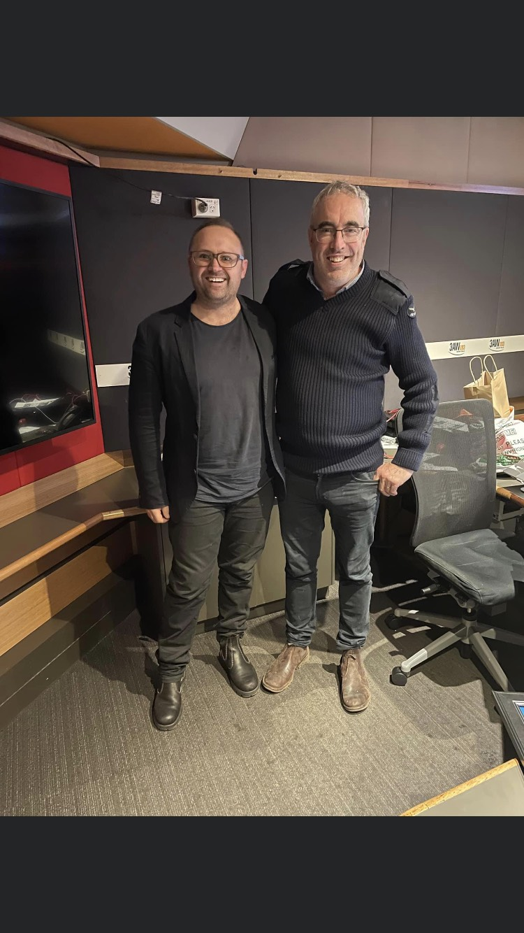 ⁣Tony Moclair & Daniel Burt 3RRR Breakfaster Wednesday 13th September 2023