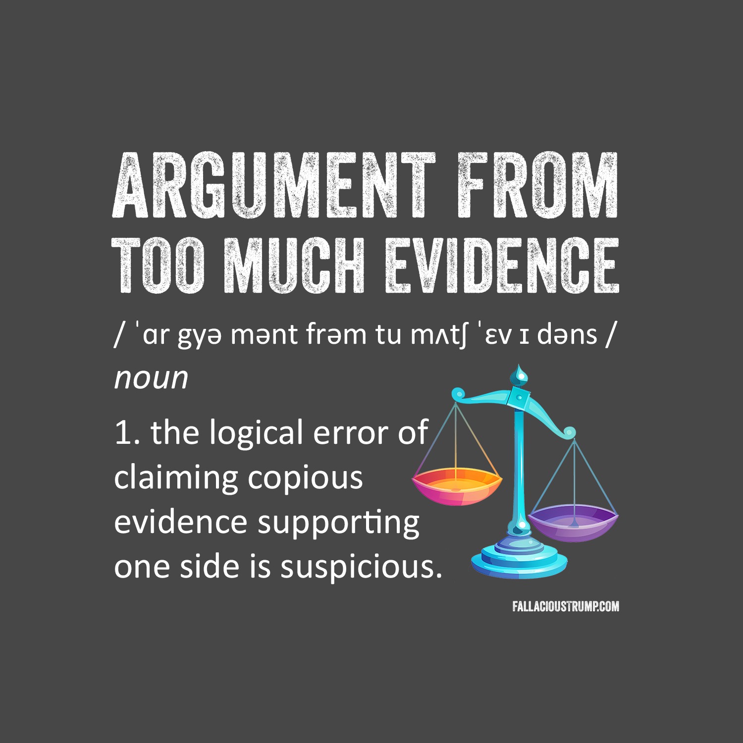 ⁣Argument from Too Much Evidence - FT#132