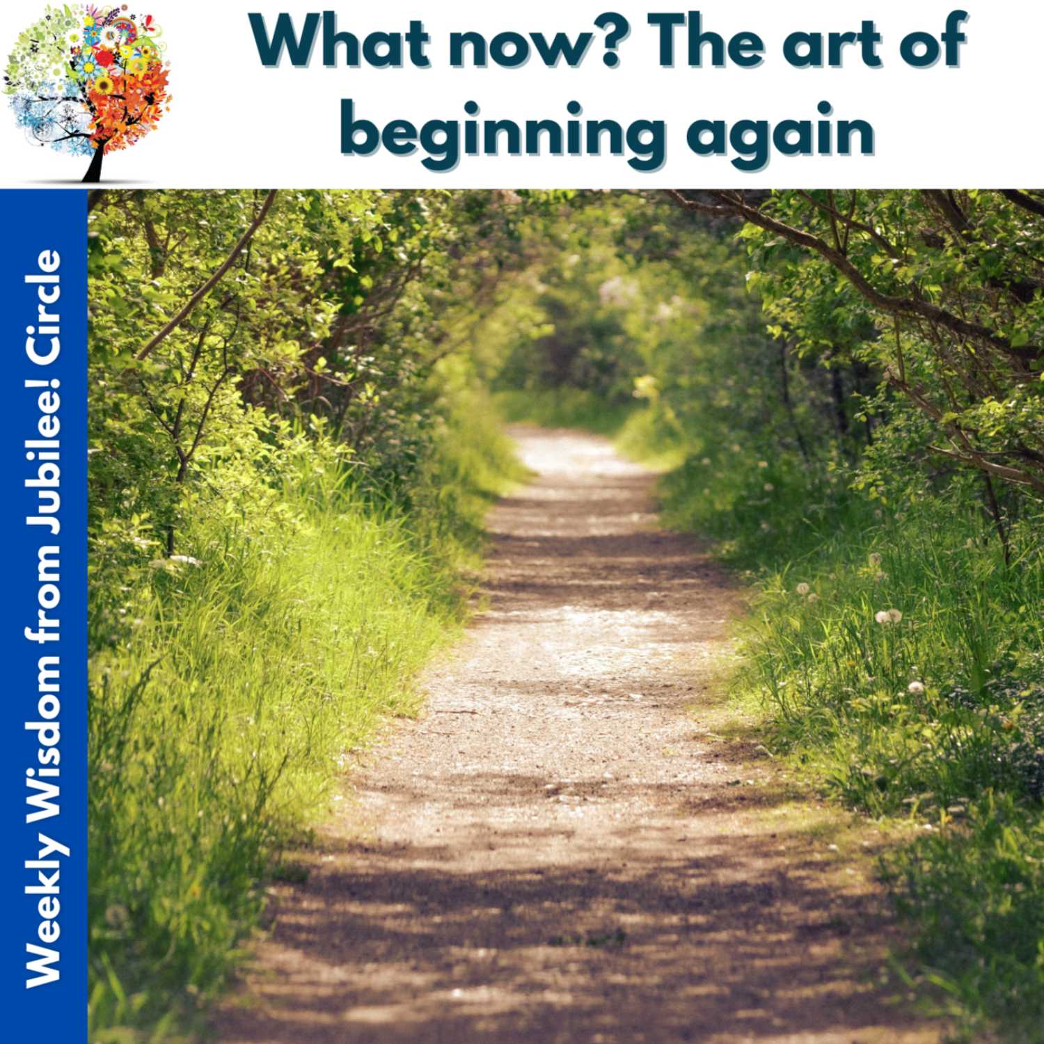 ⁣What now? The art of beginning again