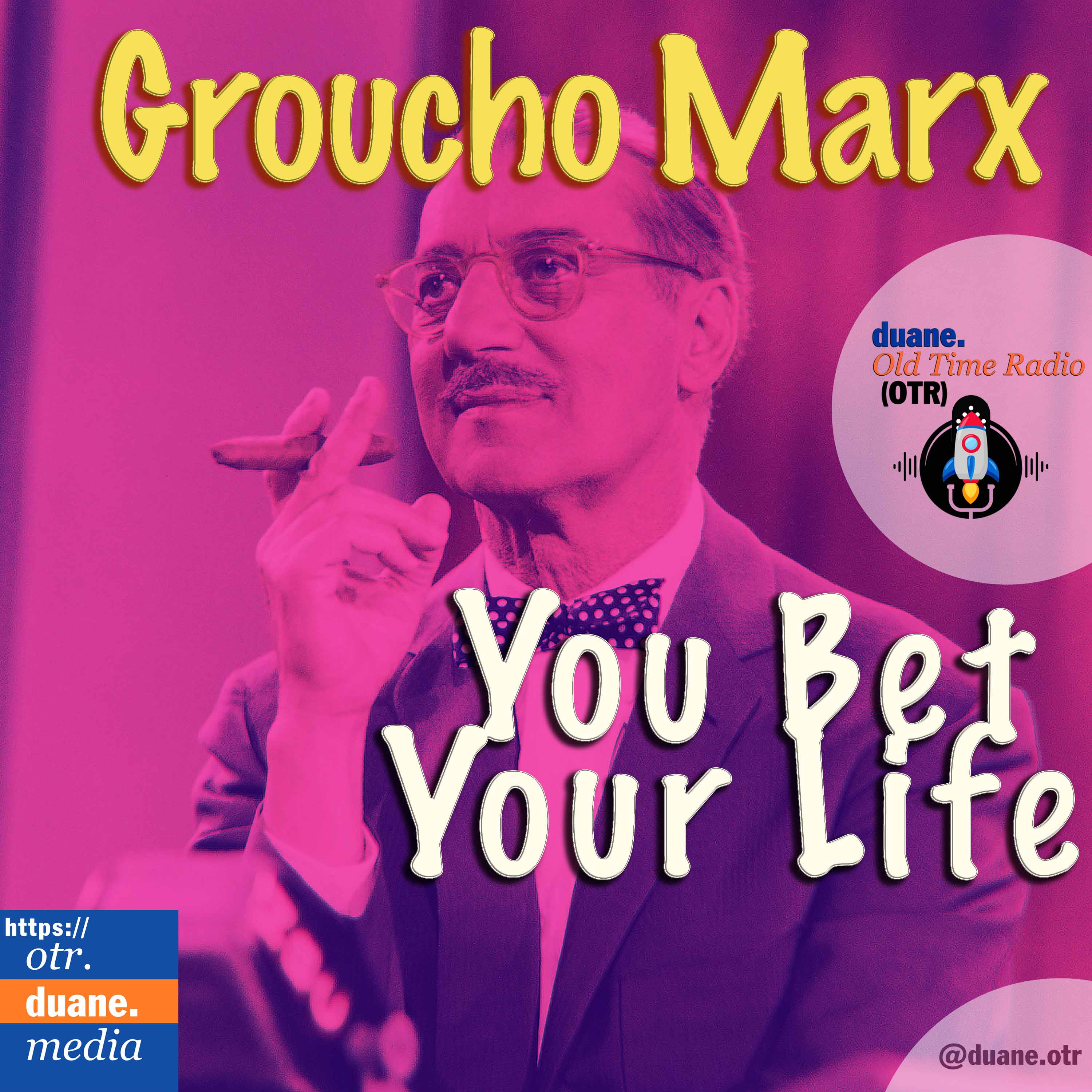 ⁣Groucho Marx, You Bet Your Life | (2 eps) Secret Word - Shoe, Secret Word - Ink; 1949