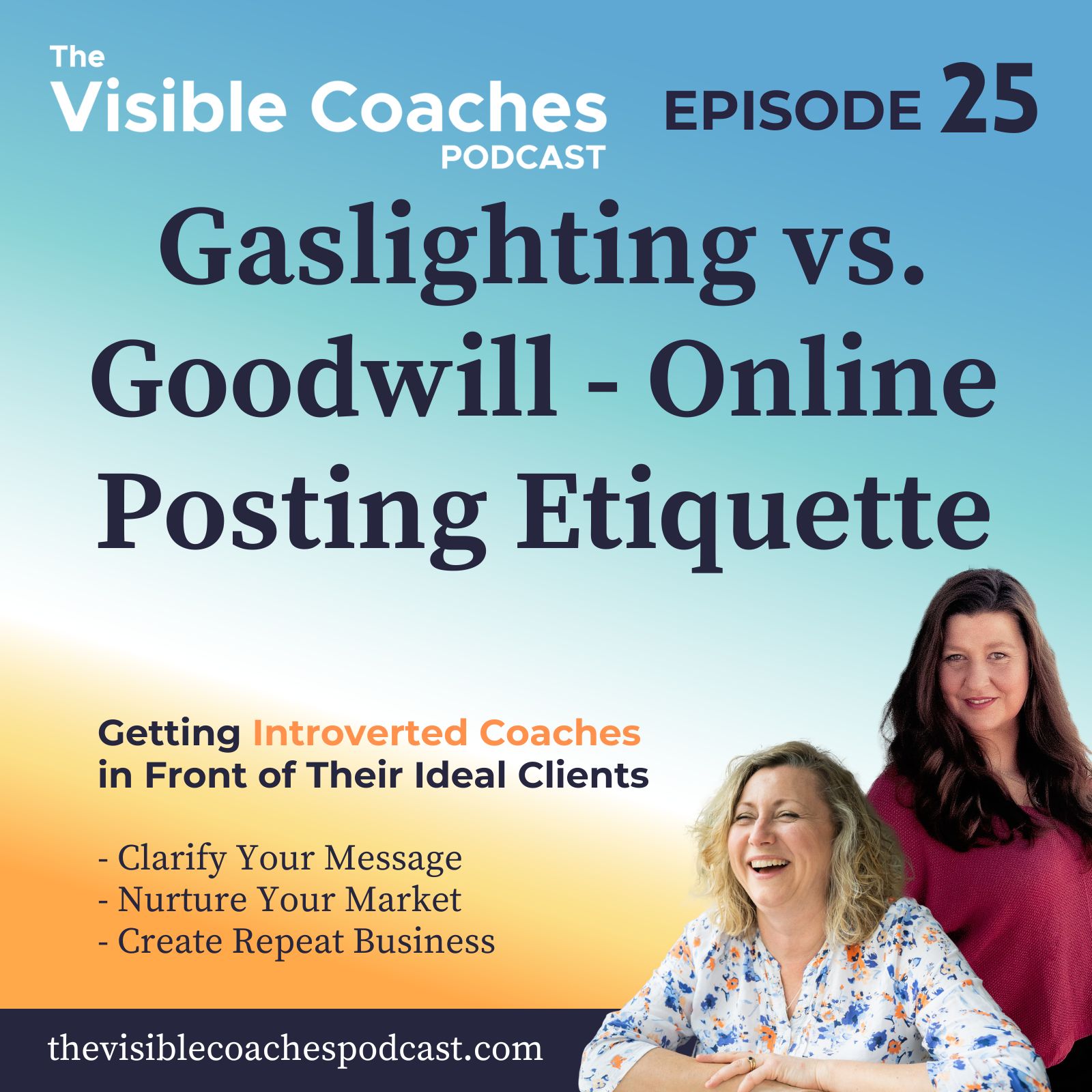 ⁣Gaslighting vs. Goodwill - Online Posting Etiquette