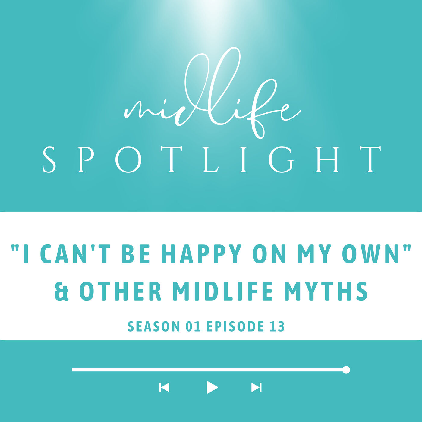 ⁣"I can't be happy on my own," and other single in midlife myths