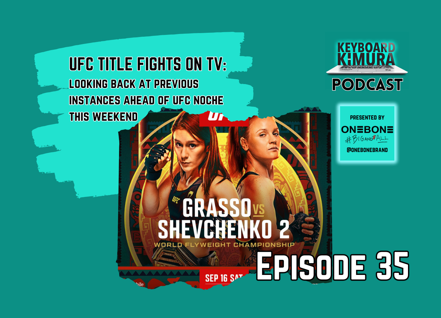 ⁣Keyboard Kimura Podcast, Episode 35: UFC Title Fights on TV