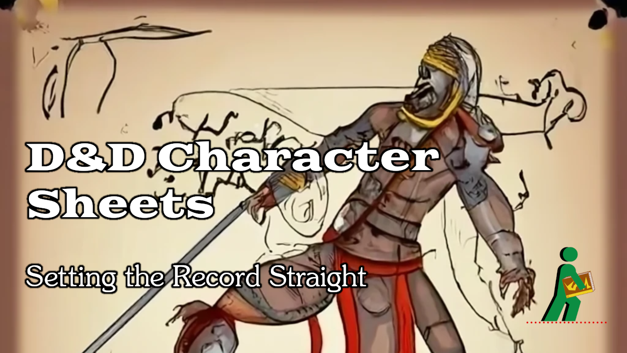 ⁣D&D Character Sheets | Setting the Record Straight | Wandering DMs S05 E27