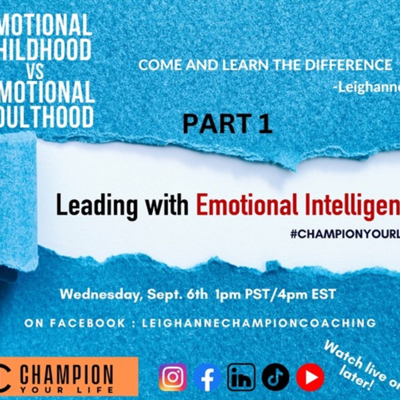 Emotional Adulthood vs. Emotional Childhood (Part I)