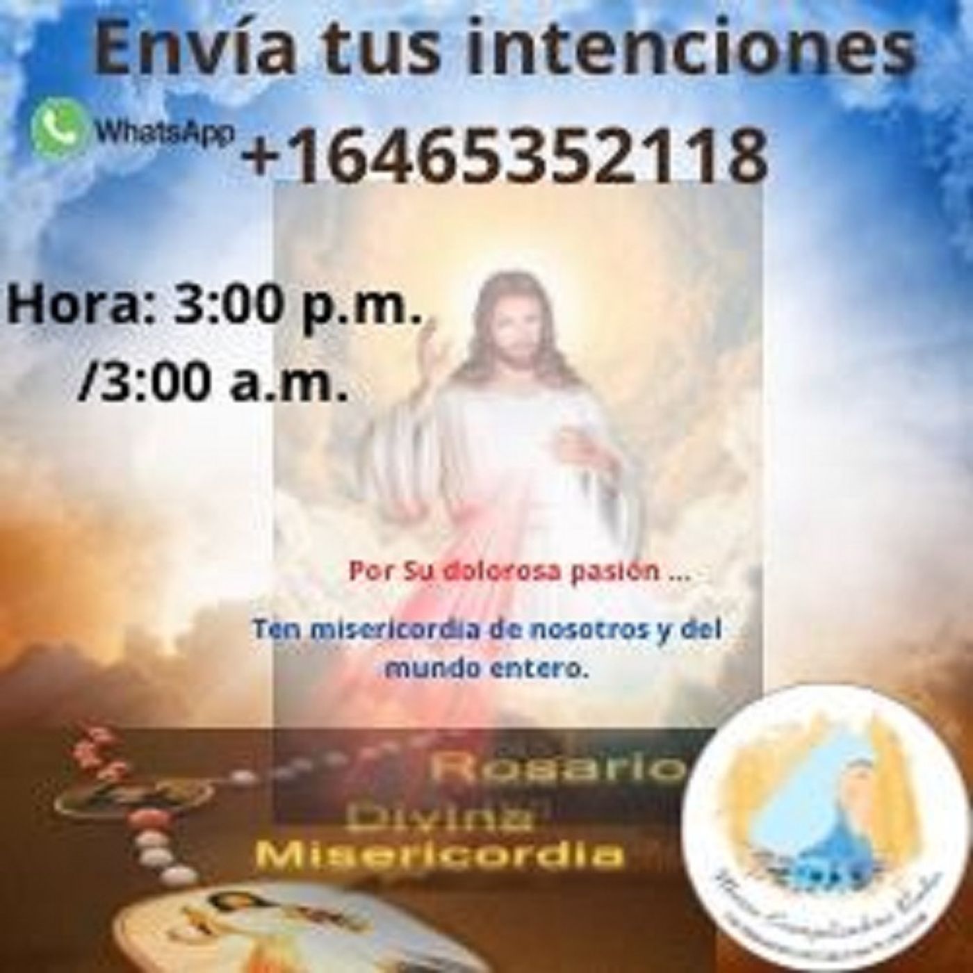 Coronilla a la Divina Misericordia con Pepito, Edith y sus Pequeños RadioCreyentes.