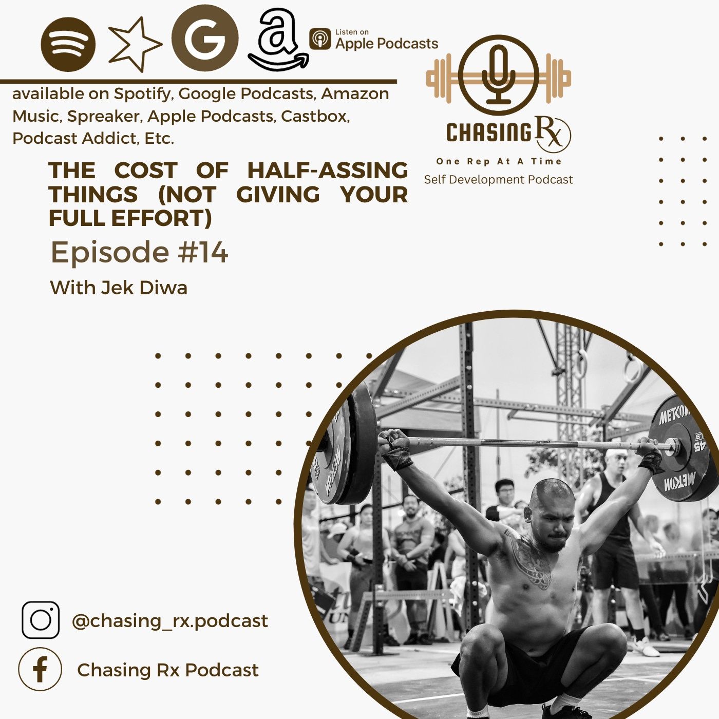 ⁣CRX EP 14: The Cost of Half-Assing Things (Not Giving your Full Effort)