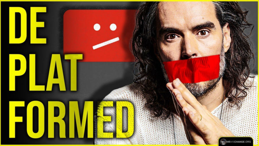 Russell Brand DEPLATFORMED... For Being Accused!