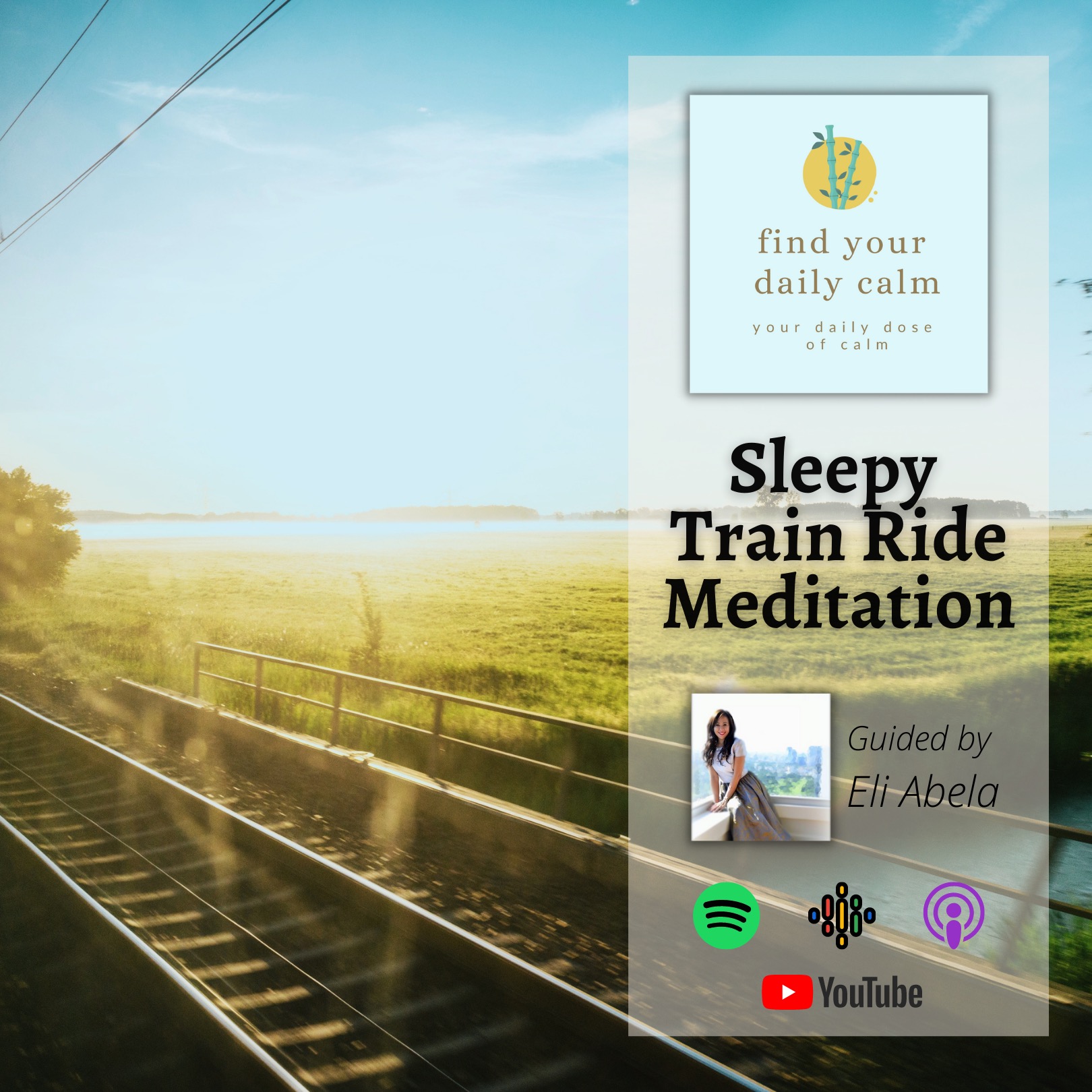 ⁣Sleepy Train Ride Meditation