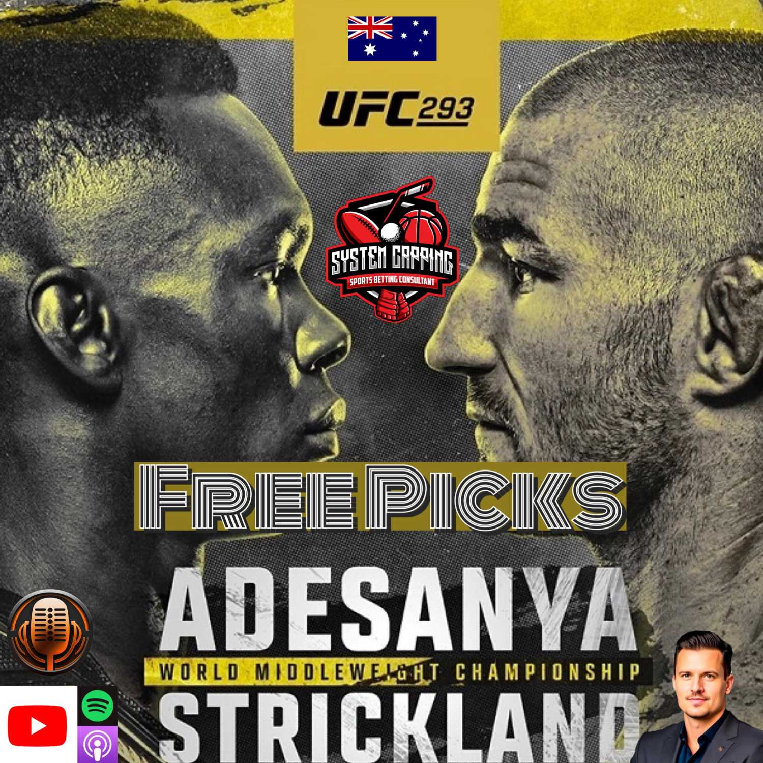 UFC 293 Free Picks 