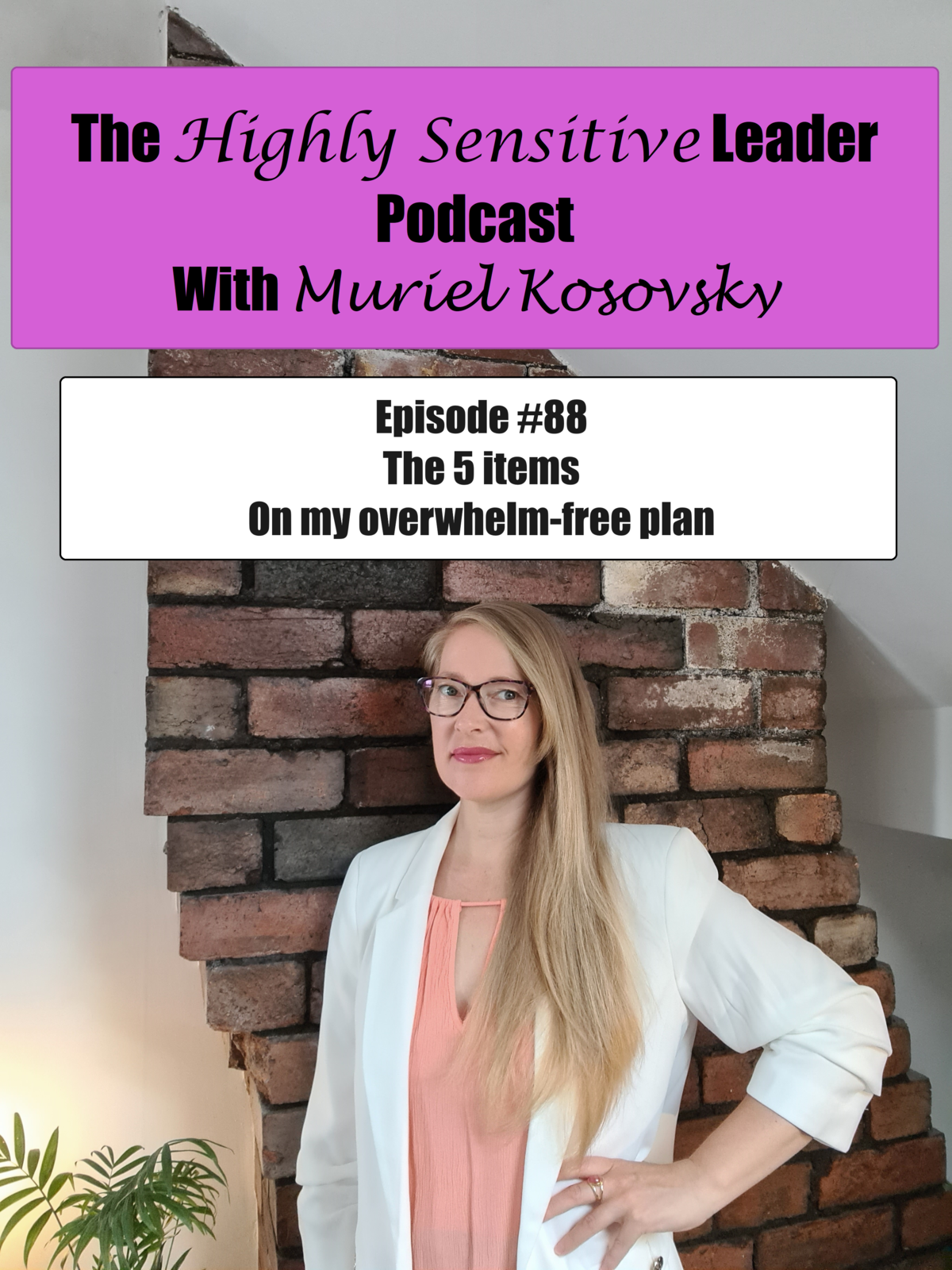 ⁣The 5 items on my overwhelm-free plan