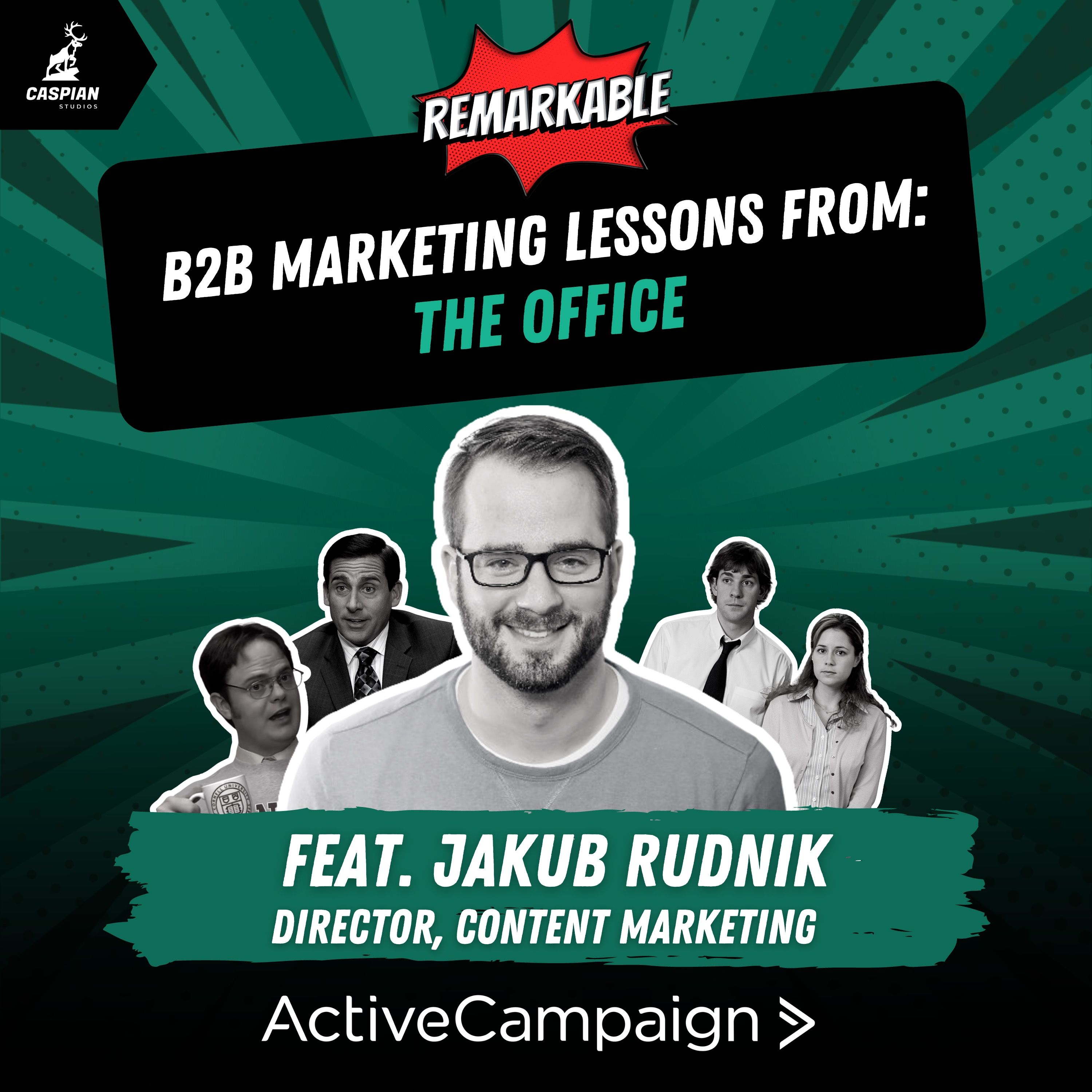 ⁣The Office: B2B Marketing Lessons from the Benihana Christmas Episode with Jakub Rudnik, Director of Content Marketing at ActiveCampaign