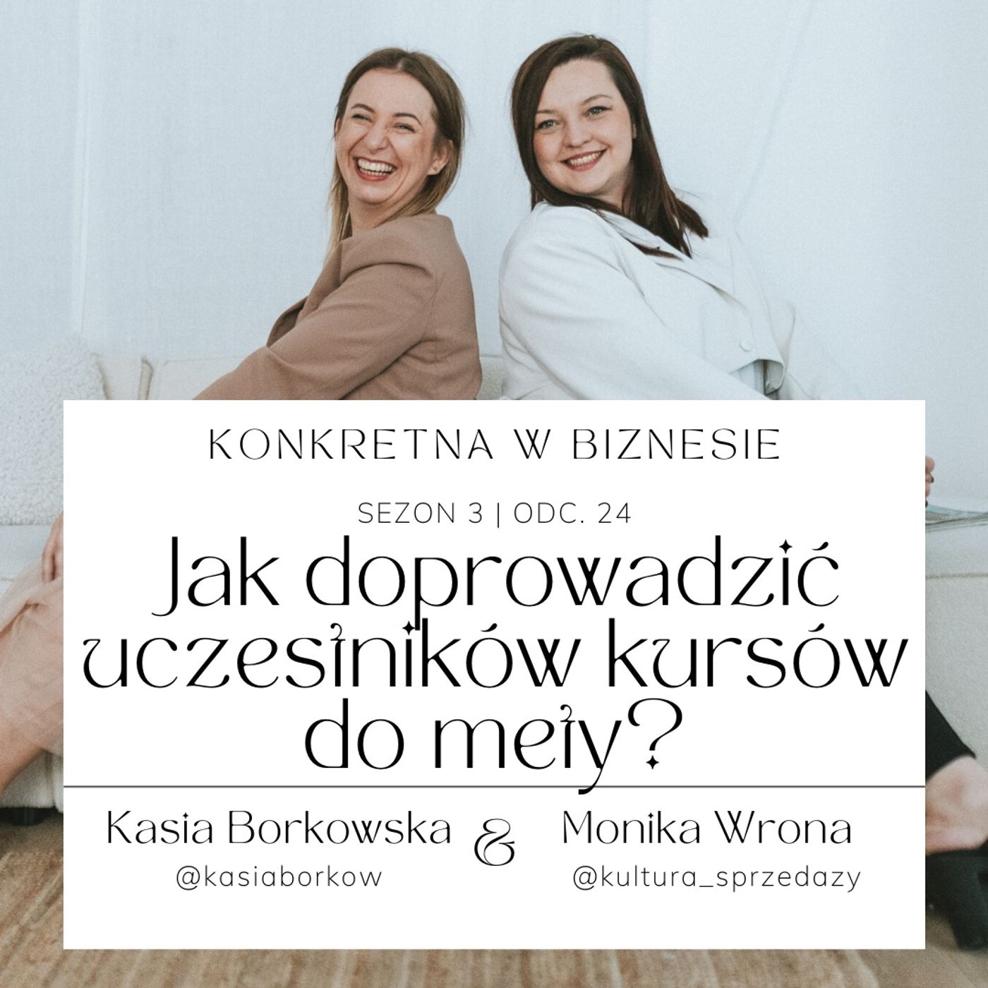 ⁣#24 Jak doprowadzić uczestników kursów do mety?