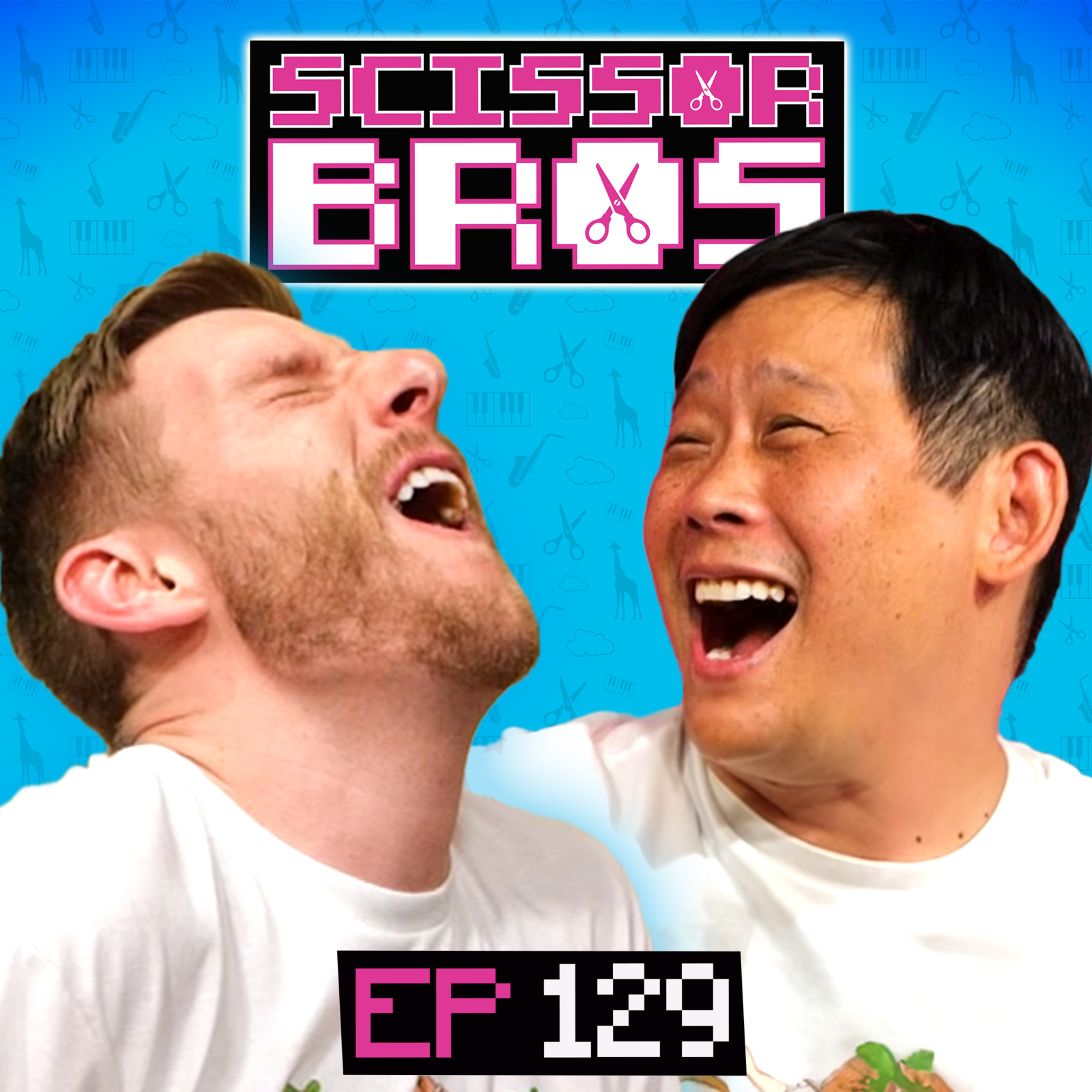 We Played Rock, Paper, THUMBTACKS! | Scissor Bros w/ Steebee Weebee & Jeremiah Watkins | Ep 129