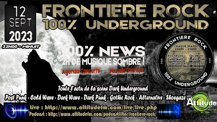 Frontière Rock 100% Underground du 12.09.23