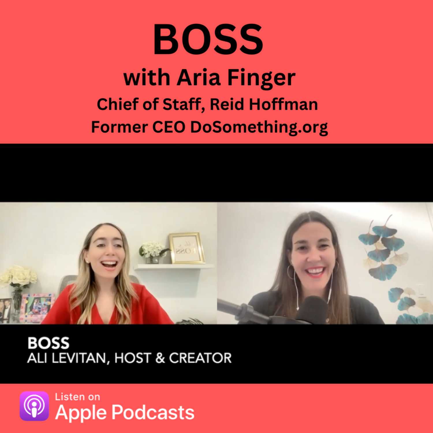 ⁣BOSS with Aria Finger, Chief of Staff, Reid Hoffman and Former CEO DoSomething.org 