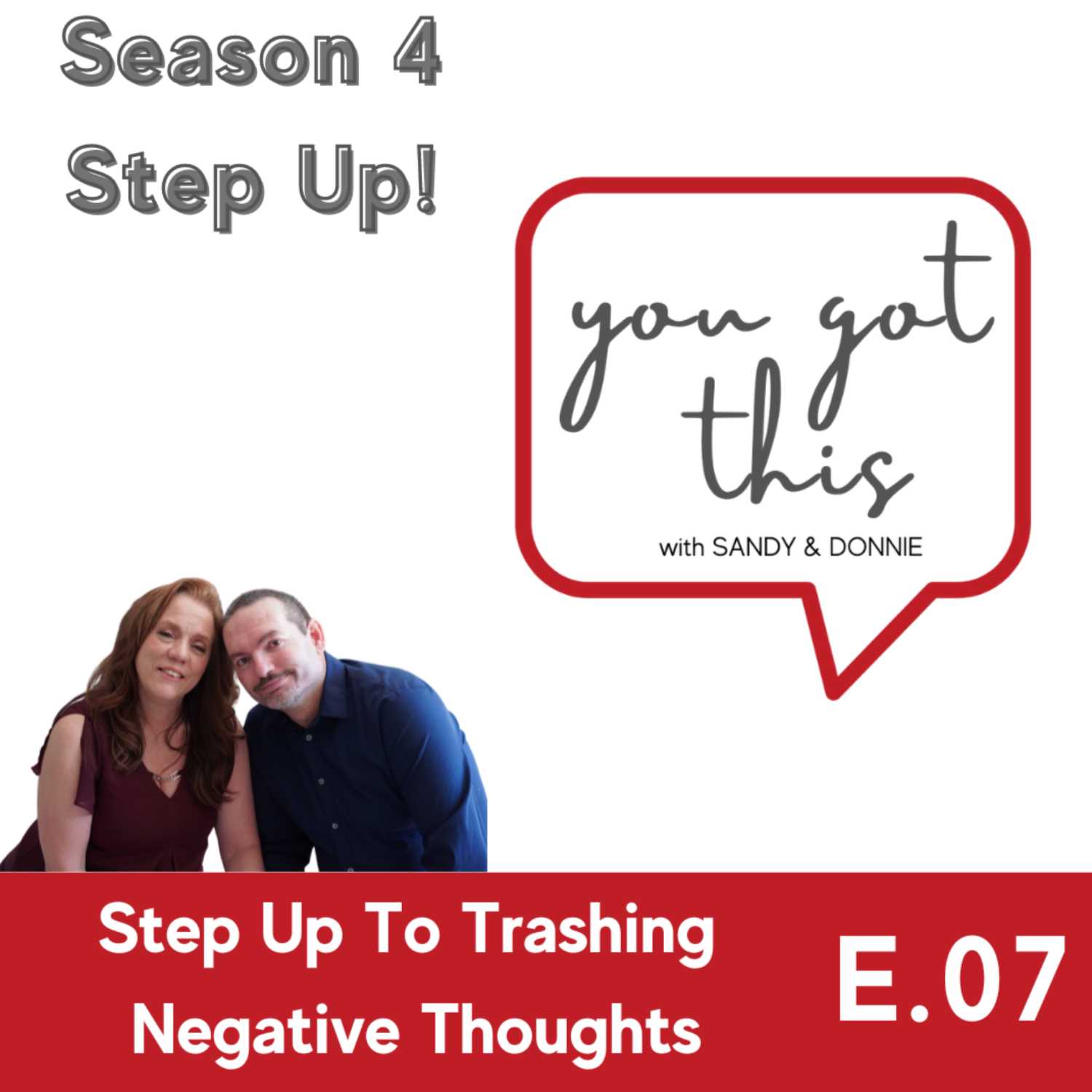 ⁣Step Up to Trashing Negative Thoughts