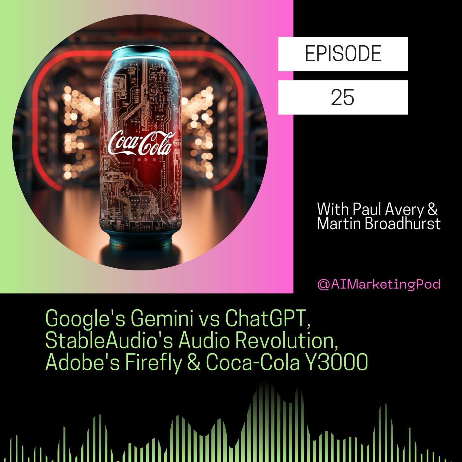 Google's Gemini vs ChatGPT, StableAudio's Audio Revolution, MSN's AI Fail, Amazon's Seller AI, GoCharlie's $2M Seed, Adobe's Firefly & Coca-Cola Y3000