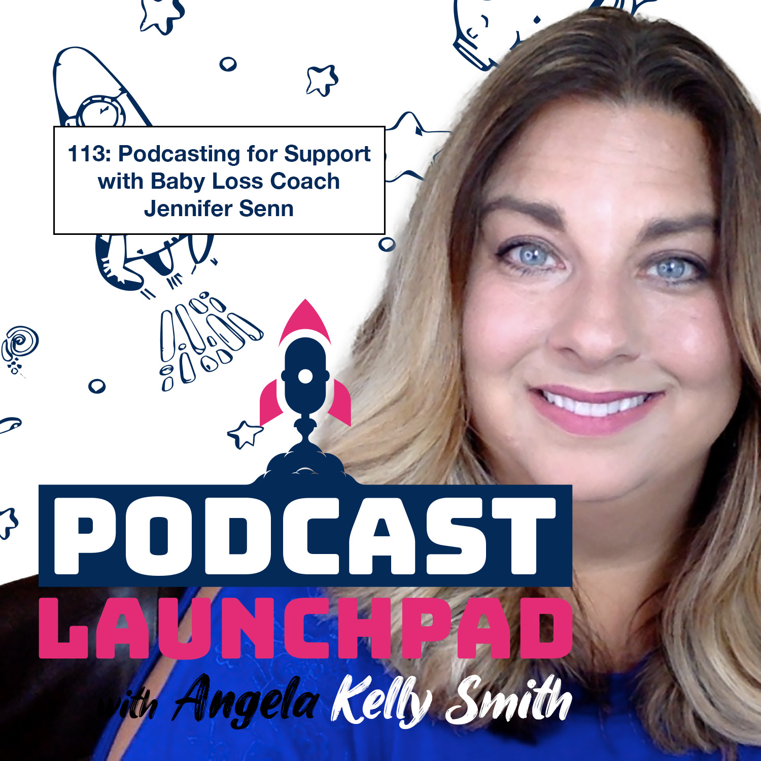 ⁣Podcasting for Support with Baby Loss Coach Jennifer Senn