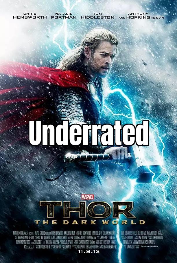 ⁣#8 Thor : The Dark World