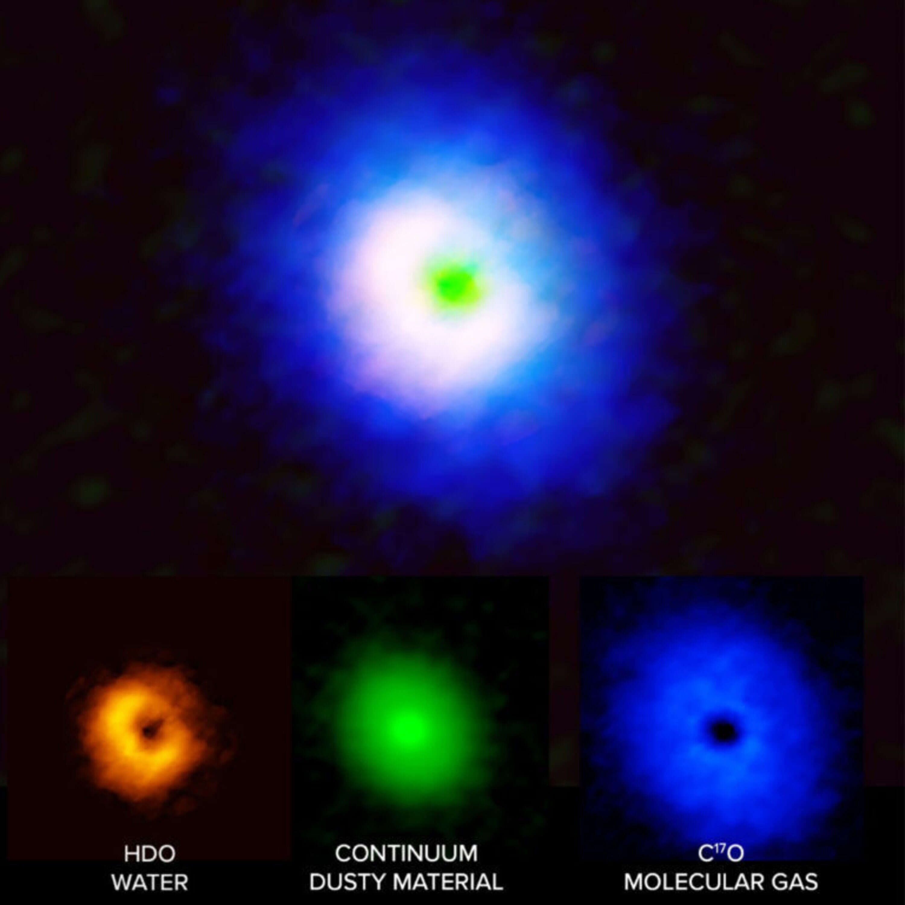 ALMA Traces History of Water in Planet Formation Back to the Interstellar Medium