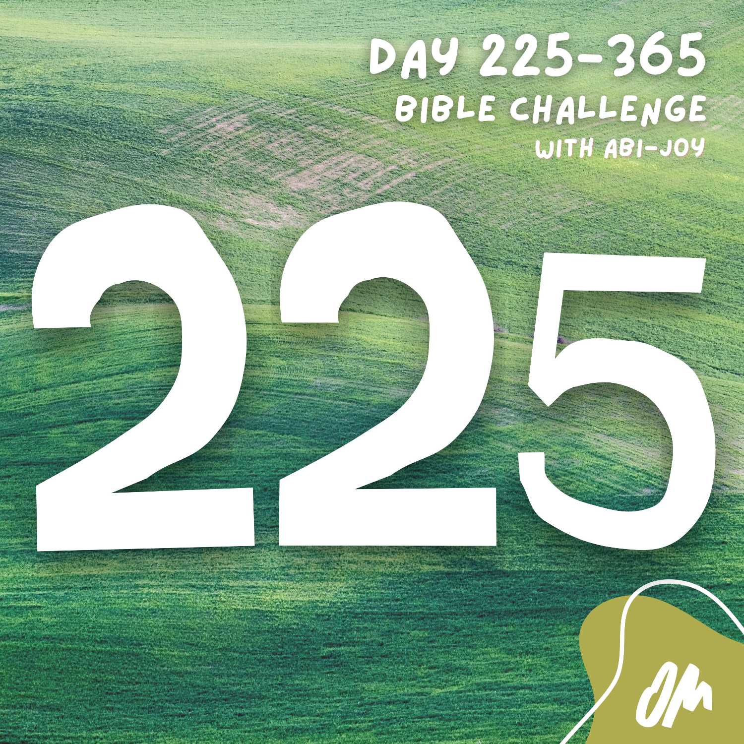 ⁣Day 225 of 365 The Bible Challenge with Abi Joy