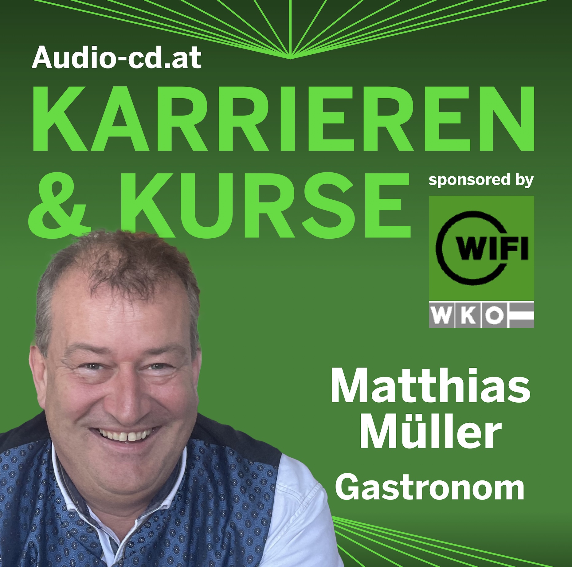 ⁣Karrieren & Kurse: Gastronom Matthias Müller (und das Wifi Wien hat zwei Kurse dazu)