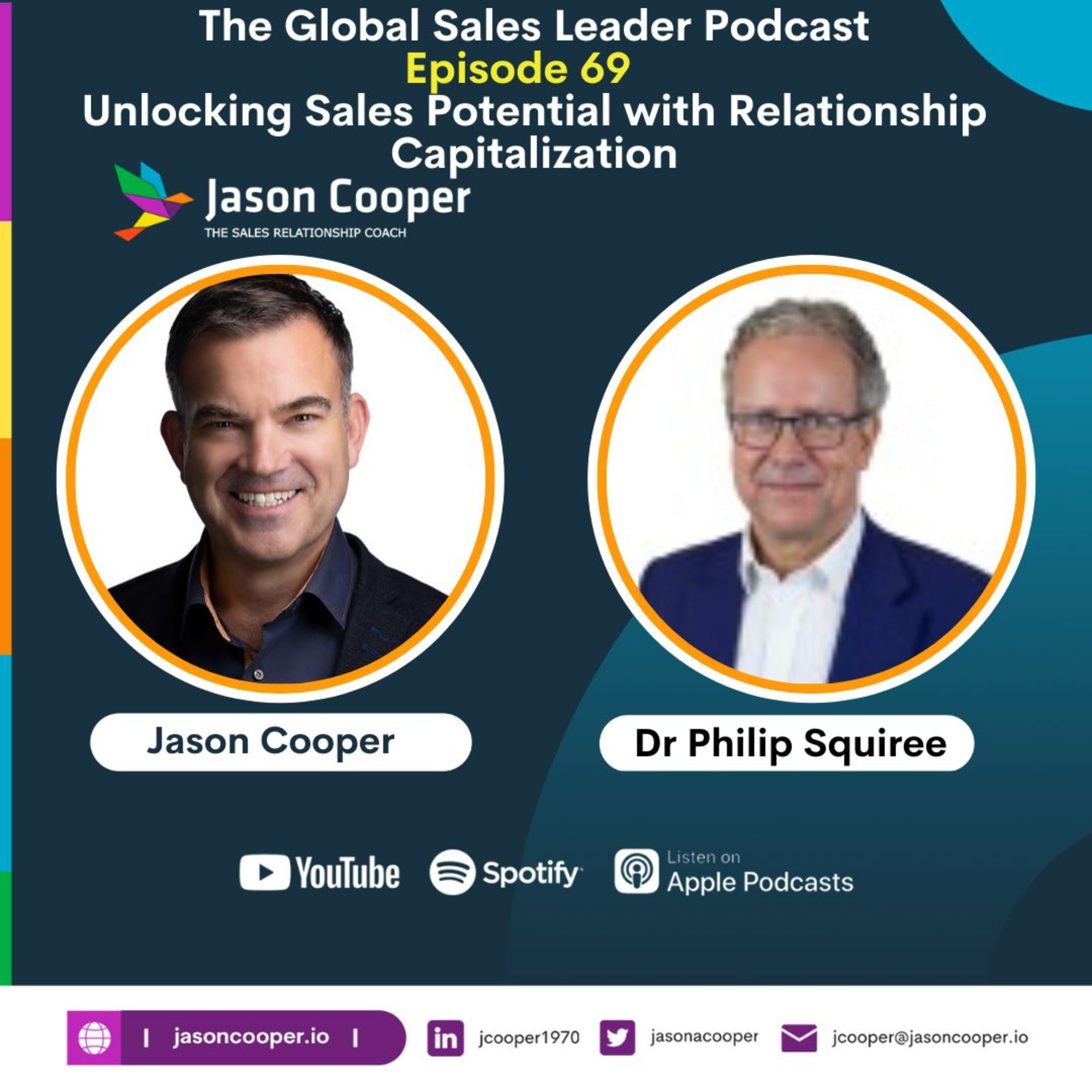 ⁣Unlocking Sales Potential with Relationship Capitalization Philip Squire Global Sales Leader Podcast episode 69