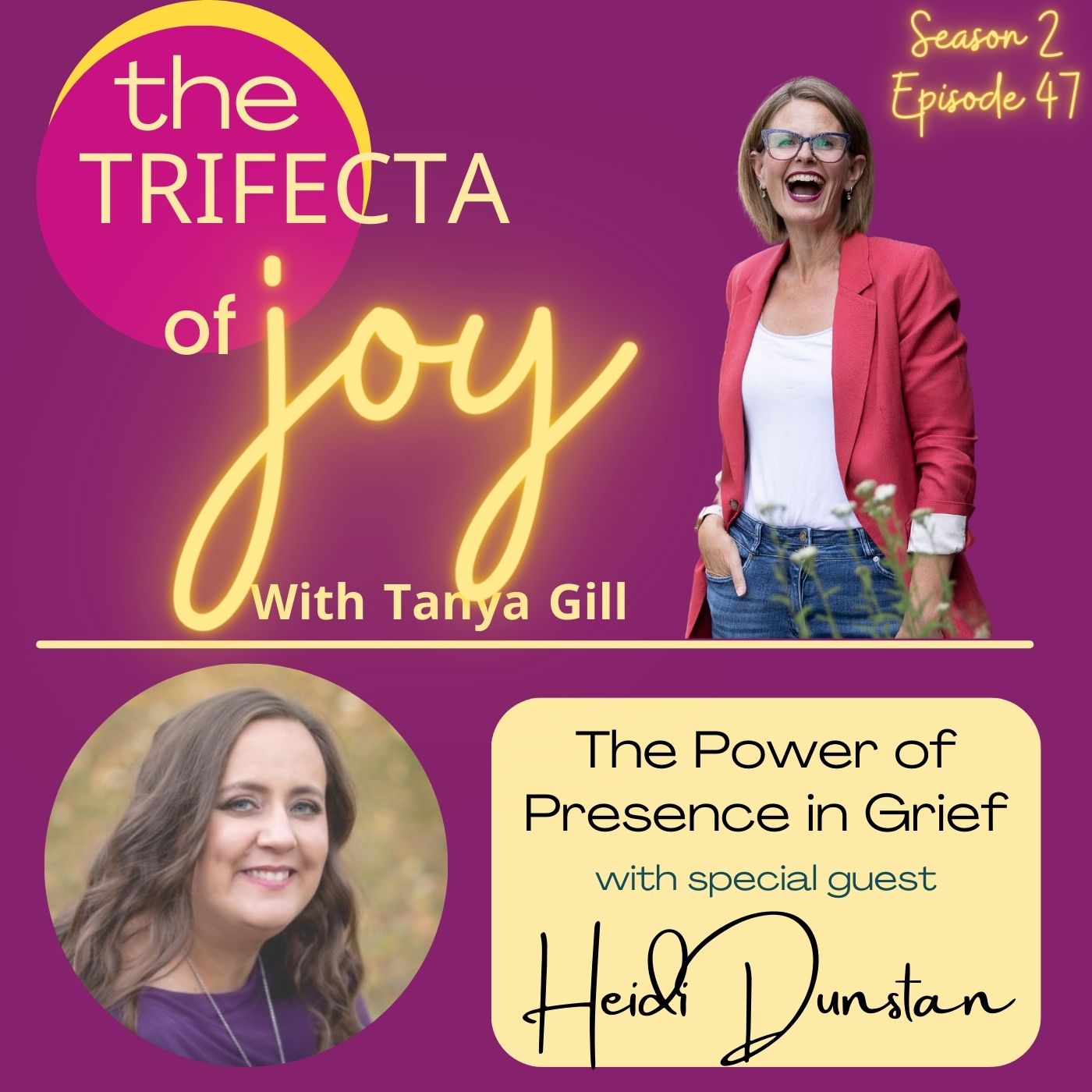 ⁣The Power of Presence in Grief with Heidi Dunstan