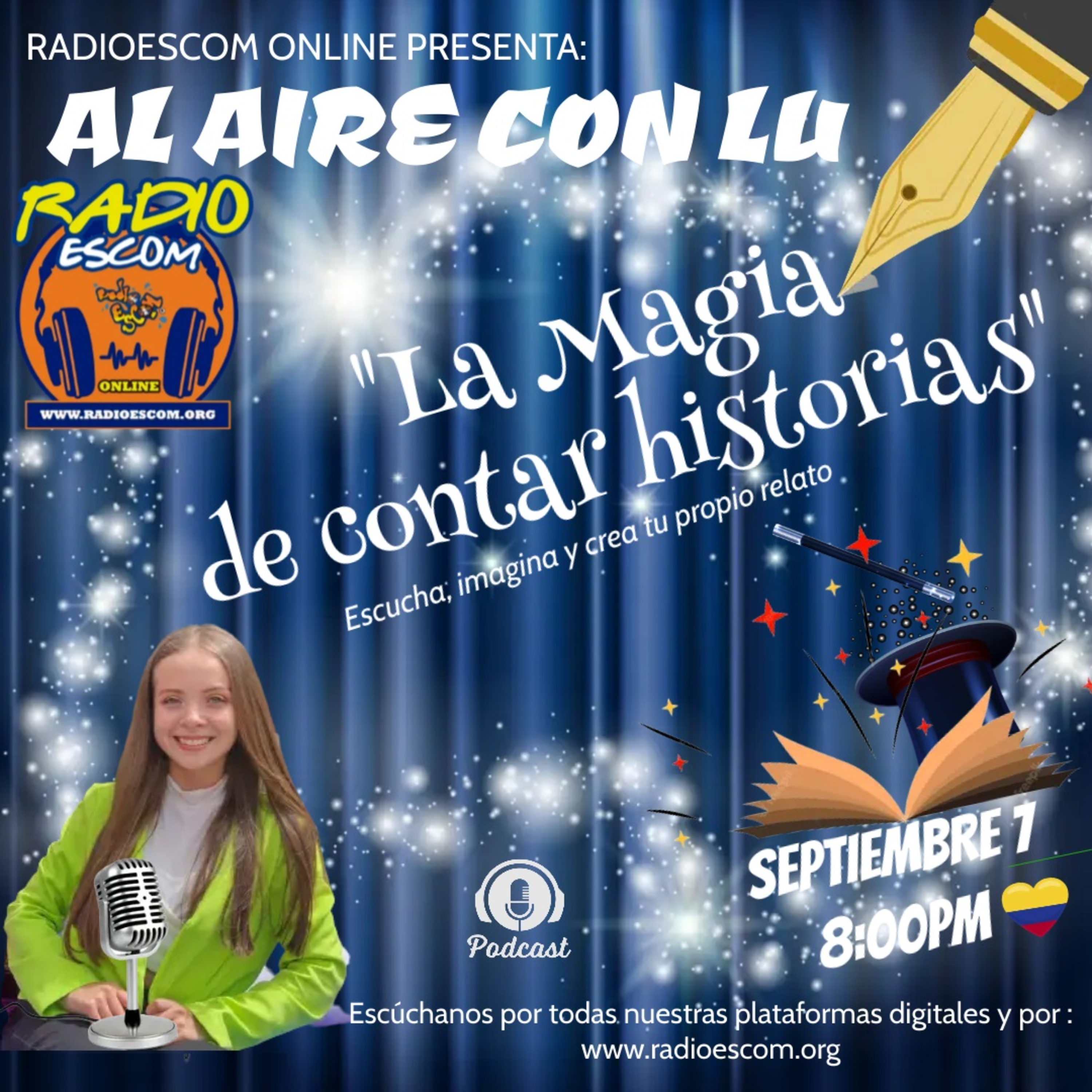 ⁣AL AIRE CON CON LU / "LA MAGIA DE CONTAR HISTORIAS" 7-SEPTIEMBRE-2023