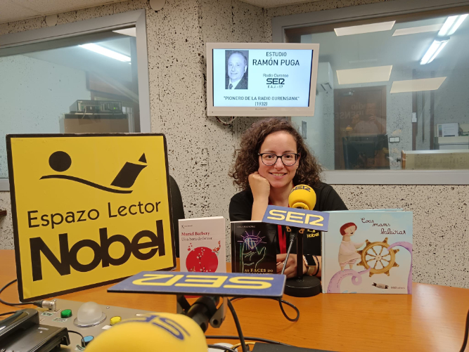 ⁣Celia Fernández en O faiado dos libros del 22 de septiembre