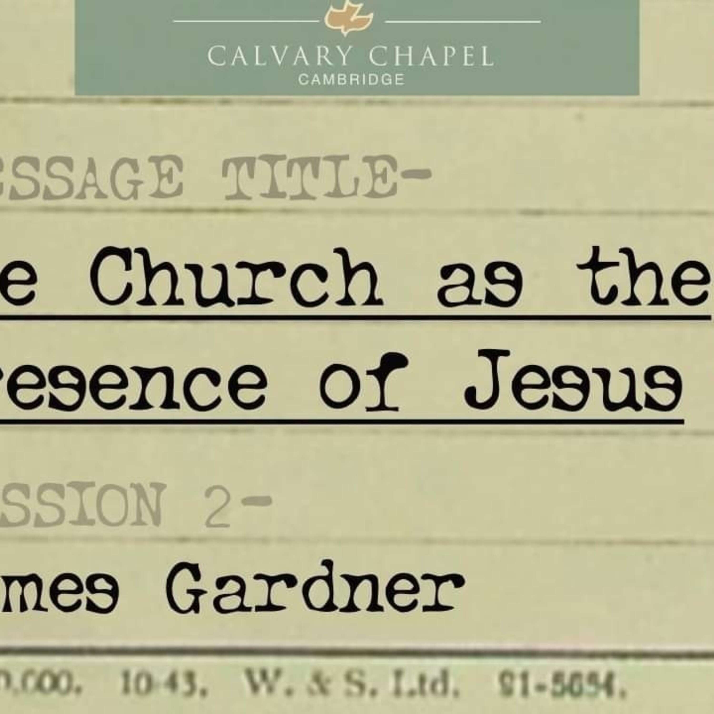 The Church as the Presence of Jesus- CCC Conference 2023